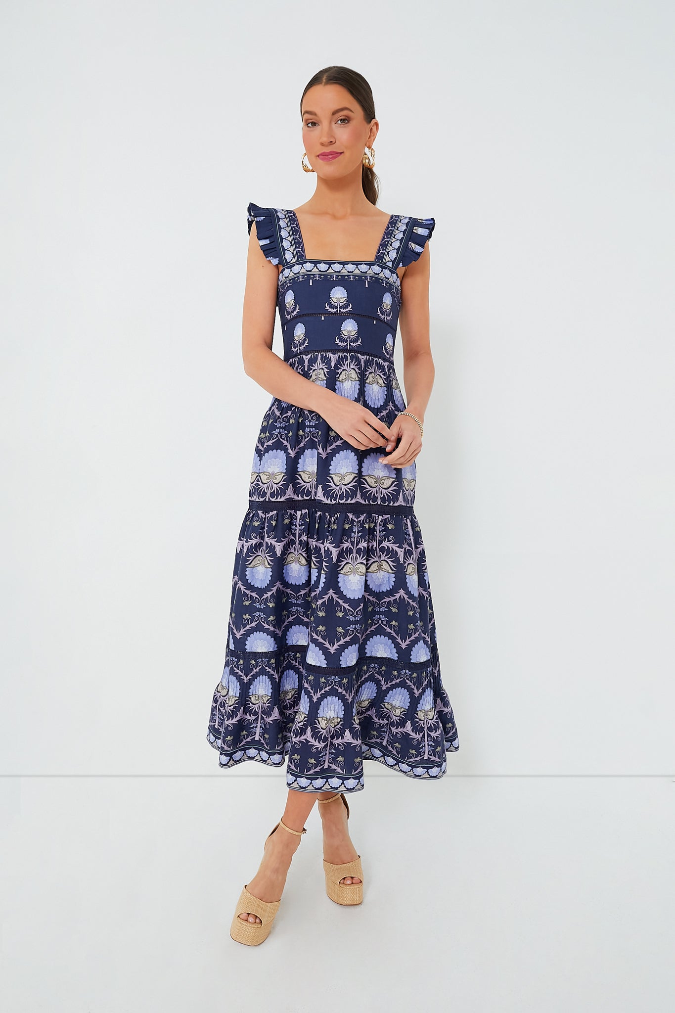 Dark Blue Sybill Dress-Get Girly