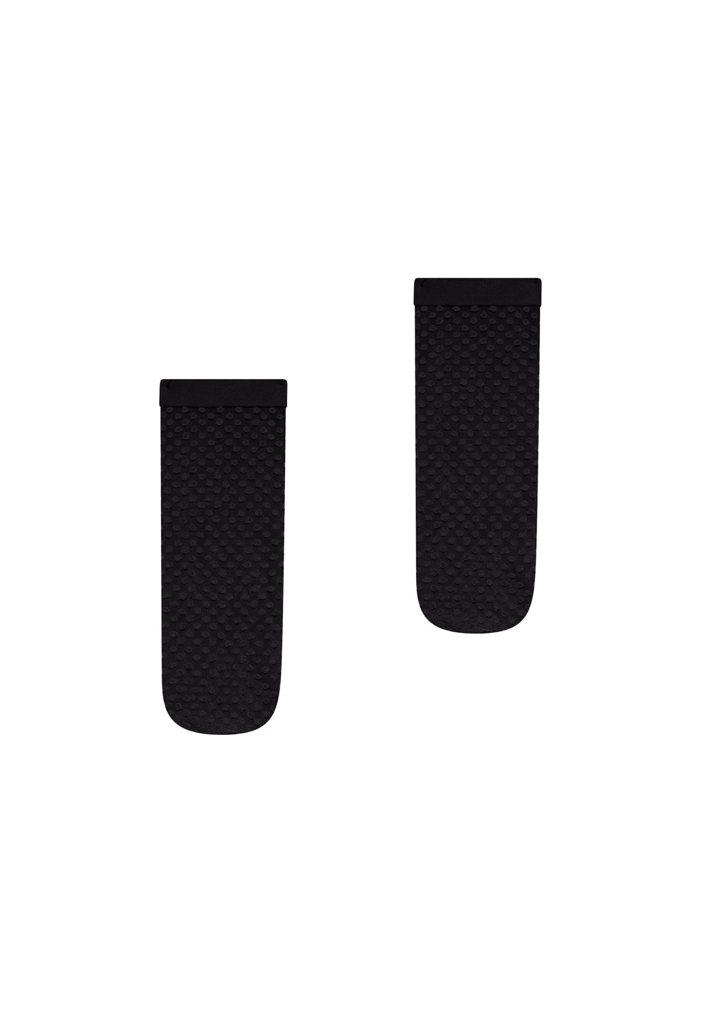 Black Satin Touch Dots Socks-Get Girly