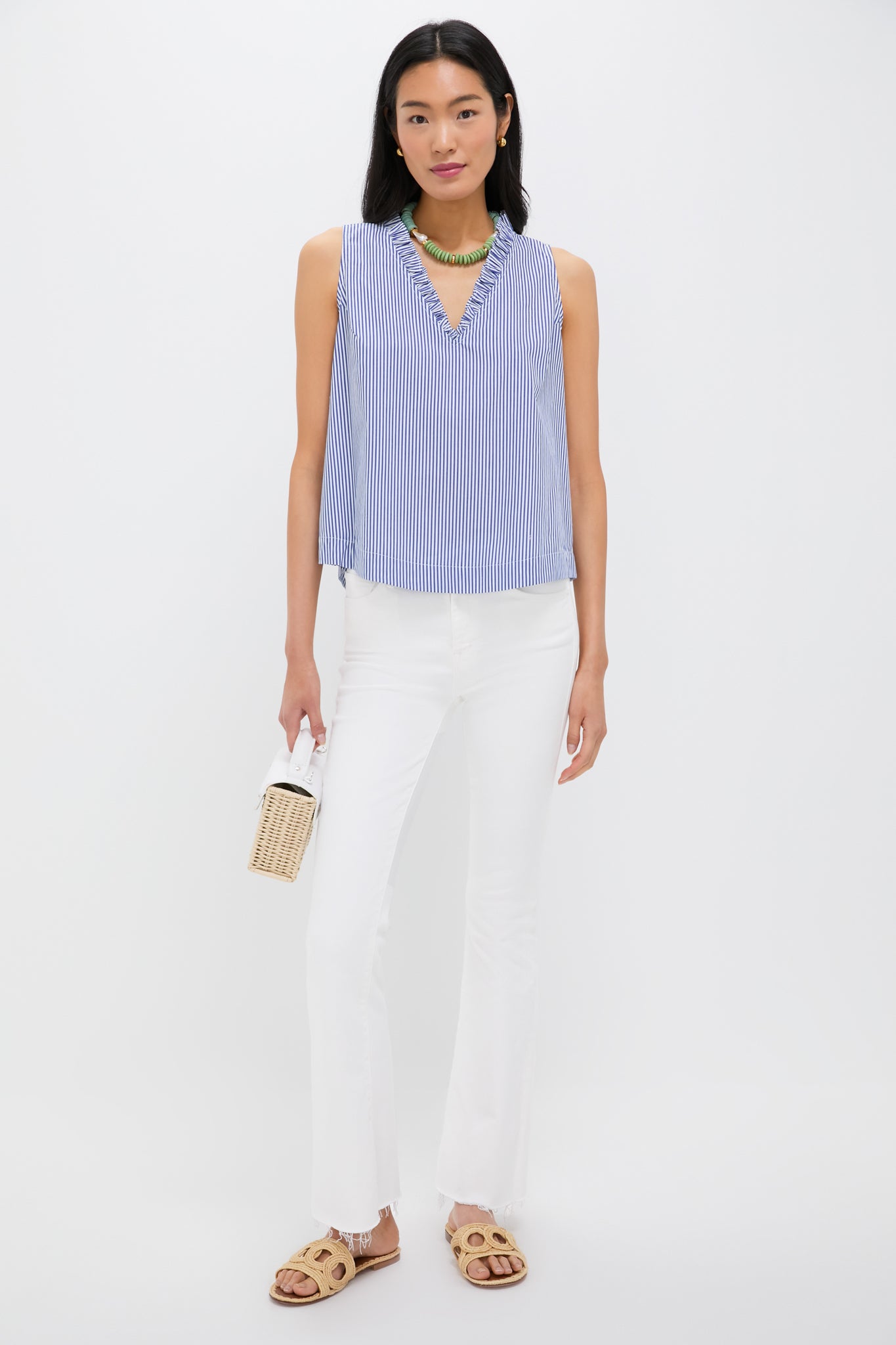 Striped Veronica Top-Get Girly