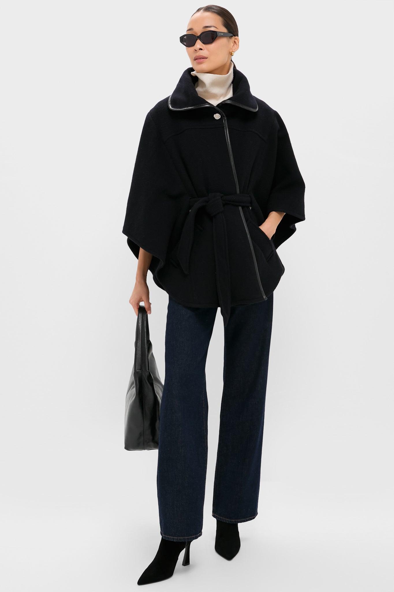 Black Eliana Sunglasses-Get Girly