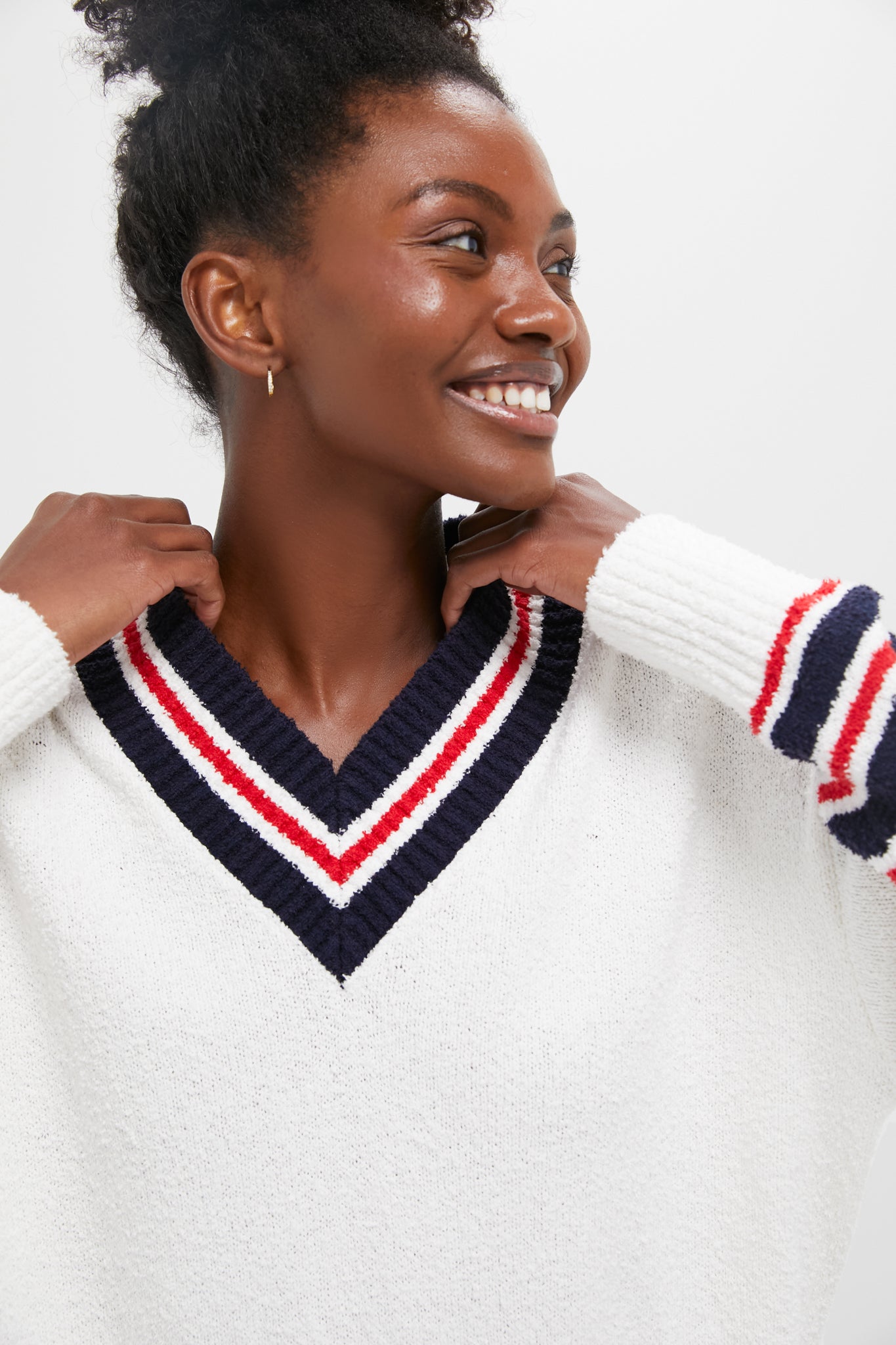 Americana Boucle Elizabeth Sweater-Get Girly