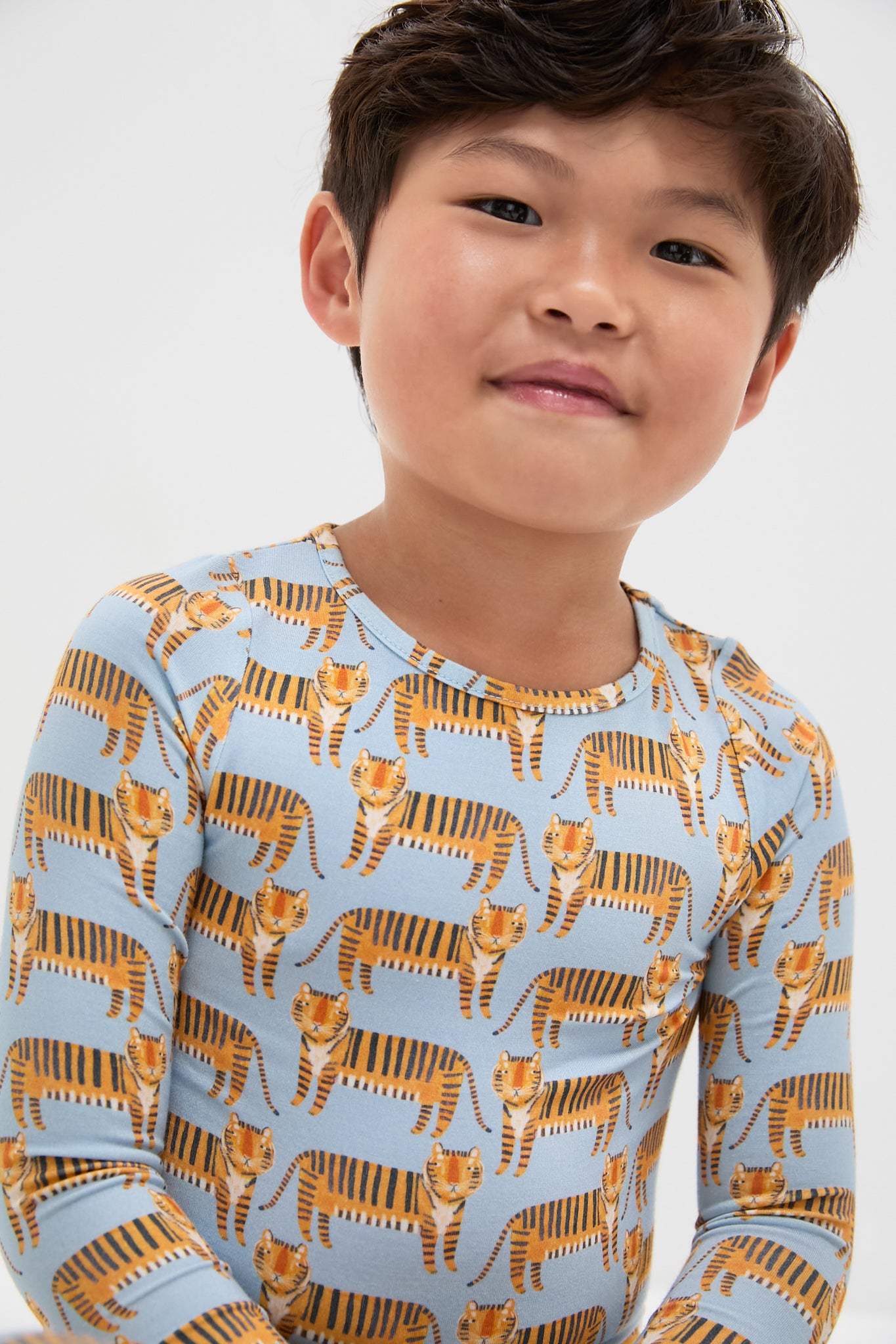 Tigers Kids Bamboo Pj Set-Get Girly