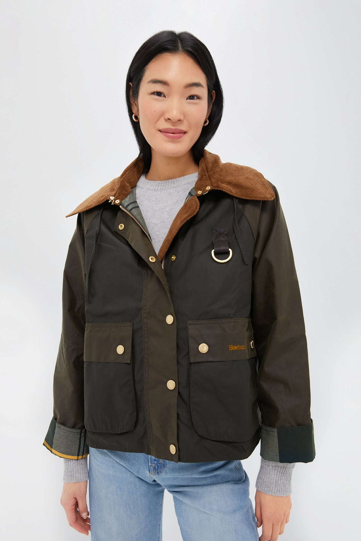 Archive Olive Reighton Wax Jacket-Get Girly
