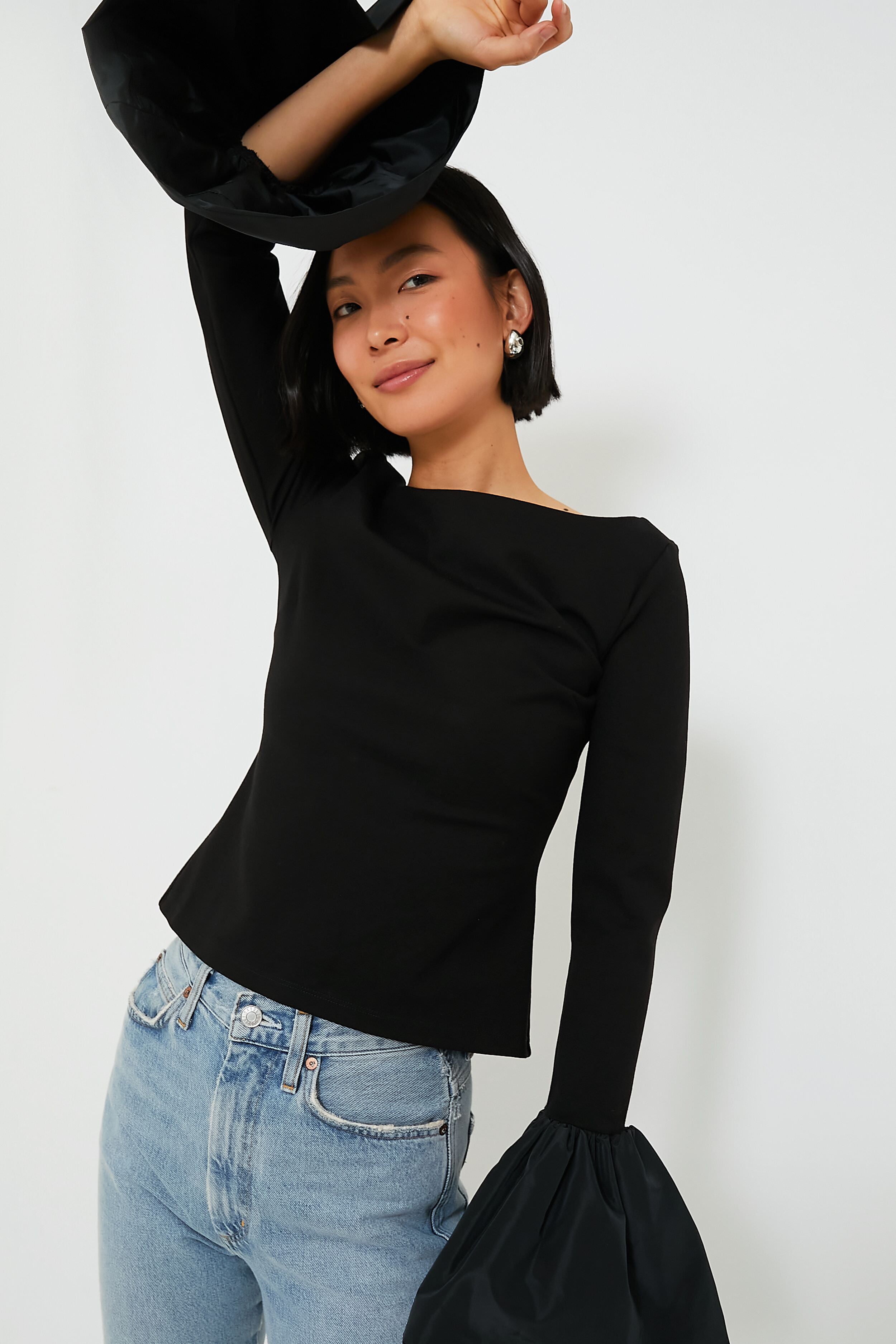 Black Paige Top-Get Girly