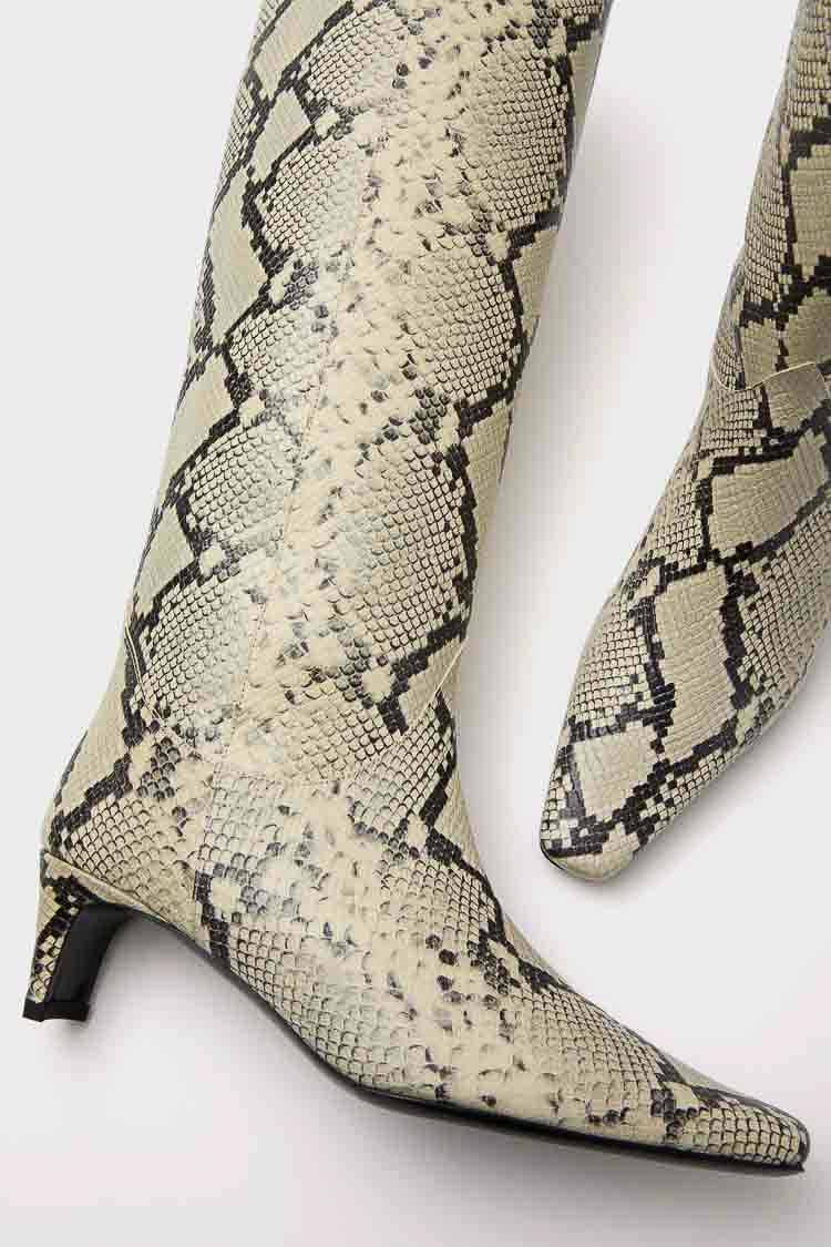 White Snake Western Wally Boot-Get Girly