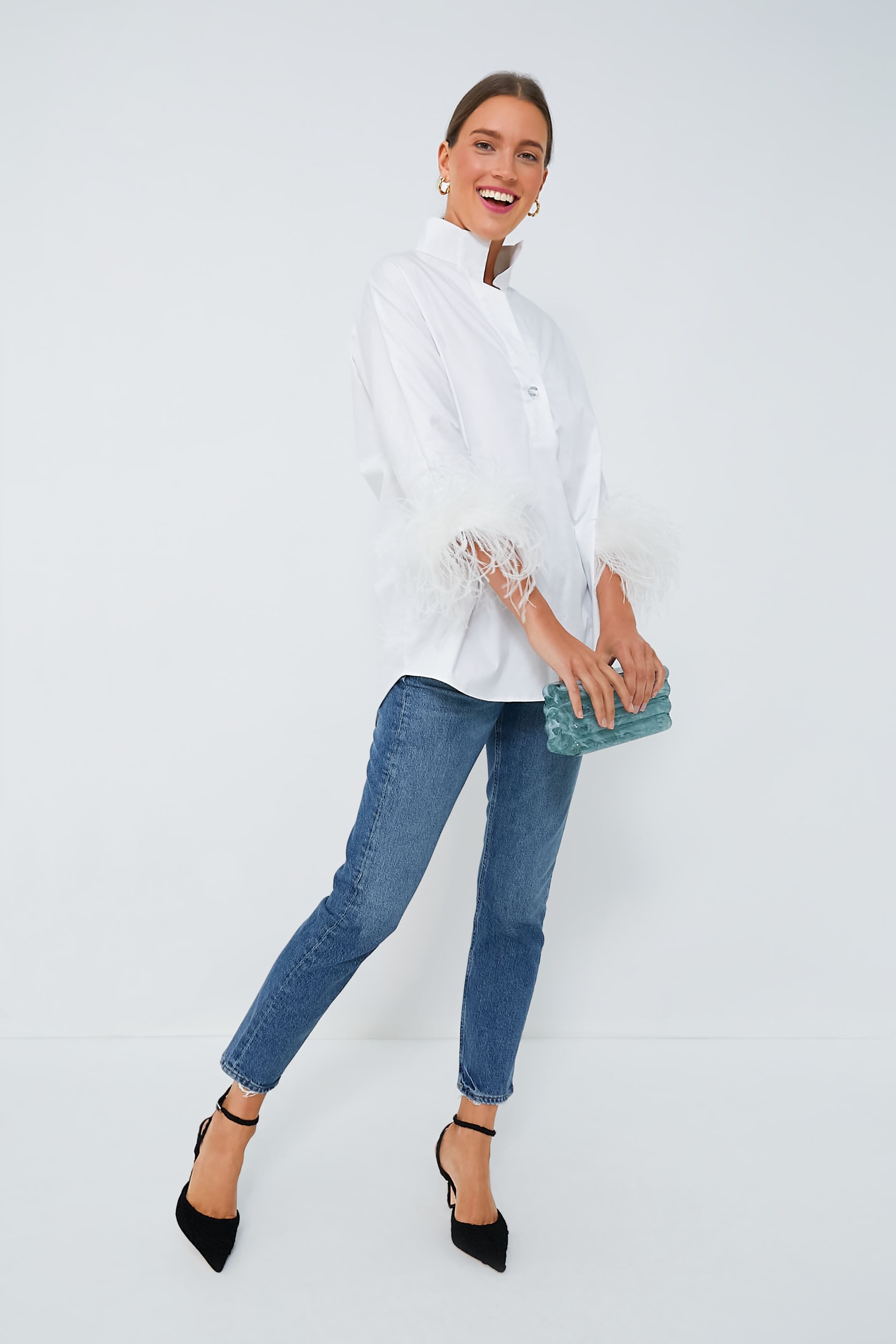 Black Puckered Jaden Heels-Get Girly