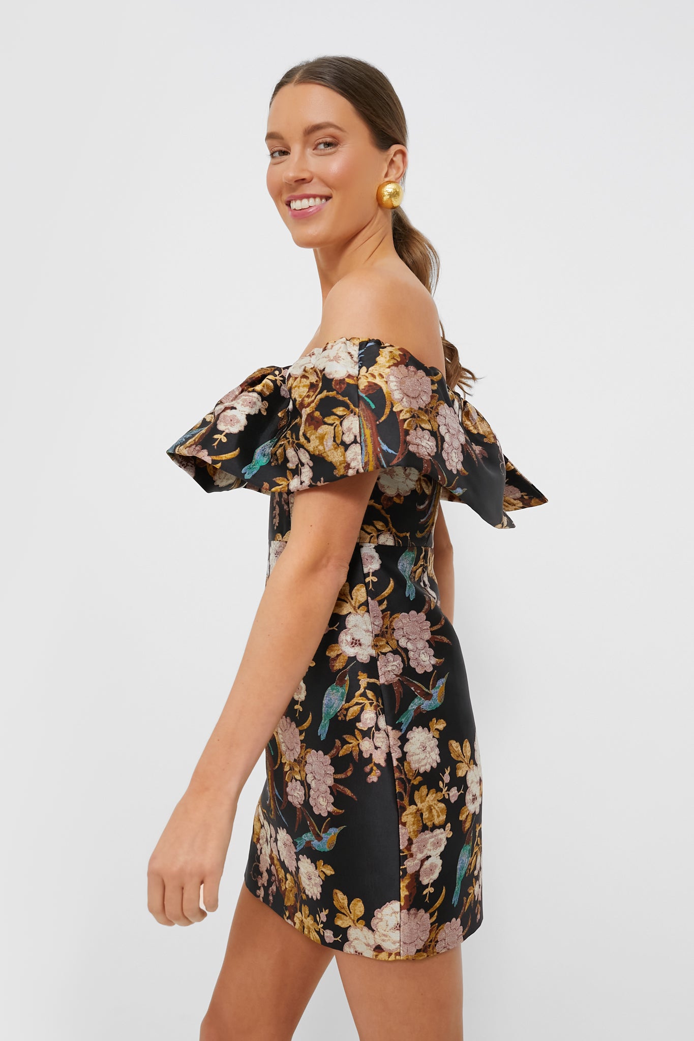 Black Birds of Paradise Vera Dress-Get Girly