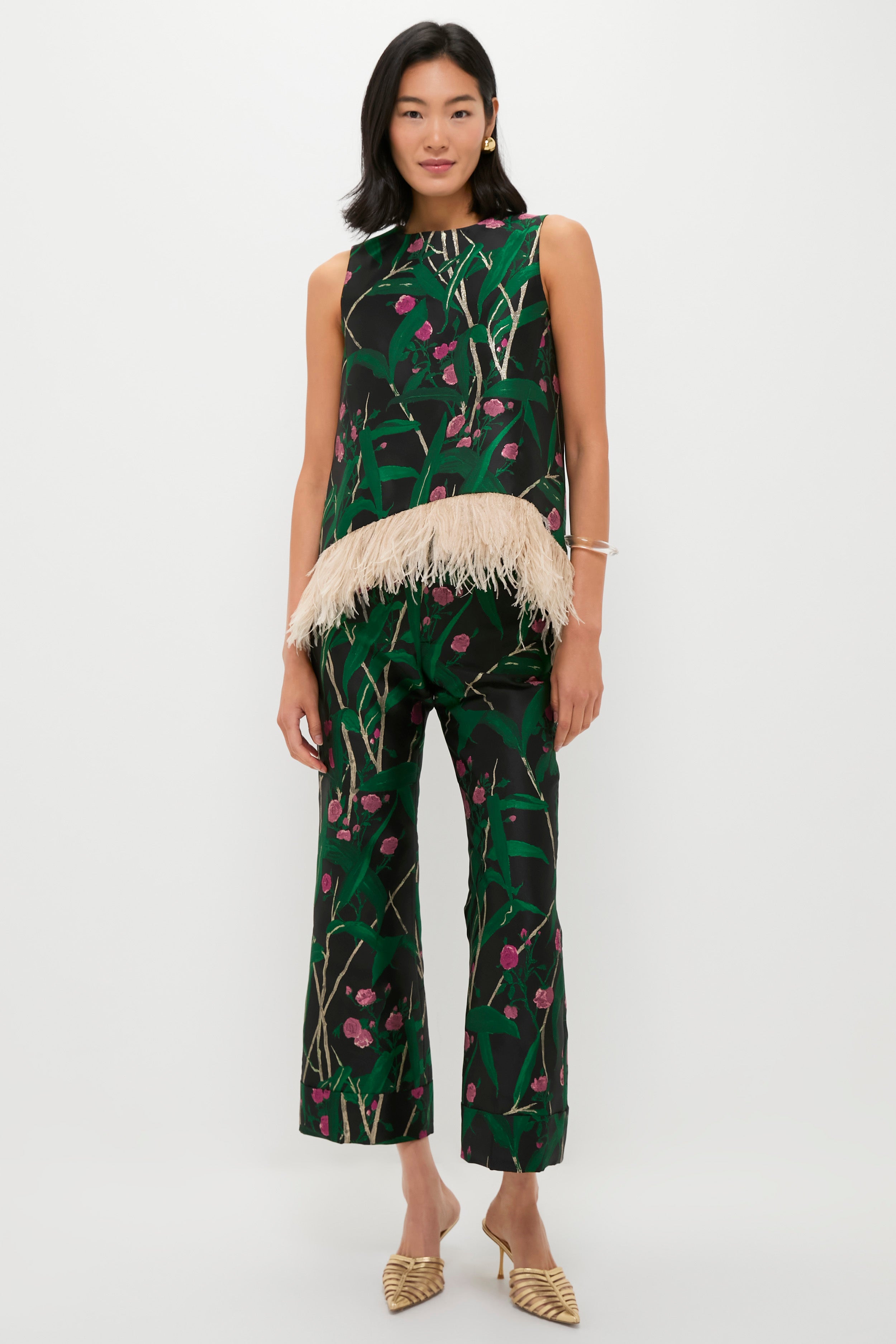 Bamboo Jacquard Hendrix Pants-Get Girly