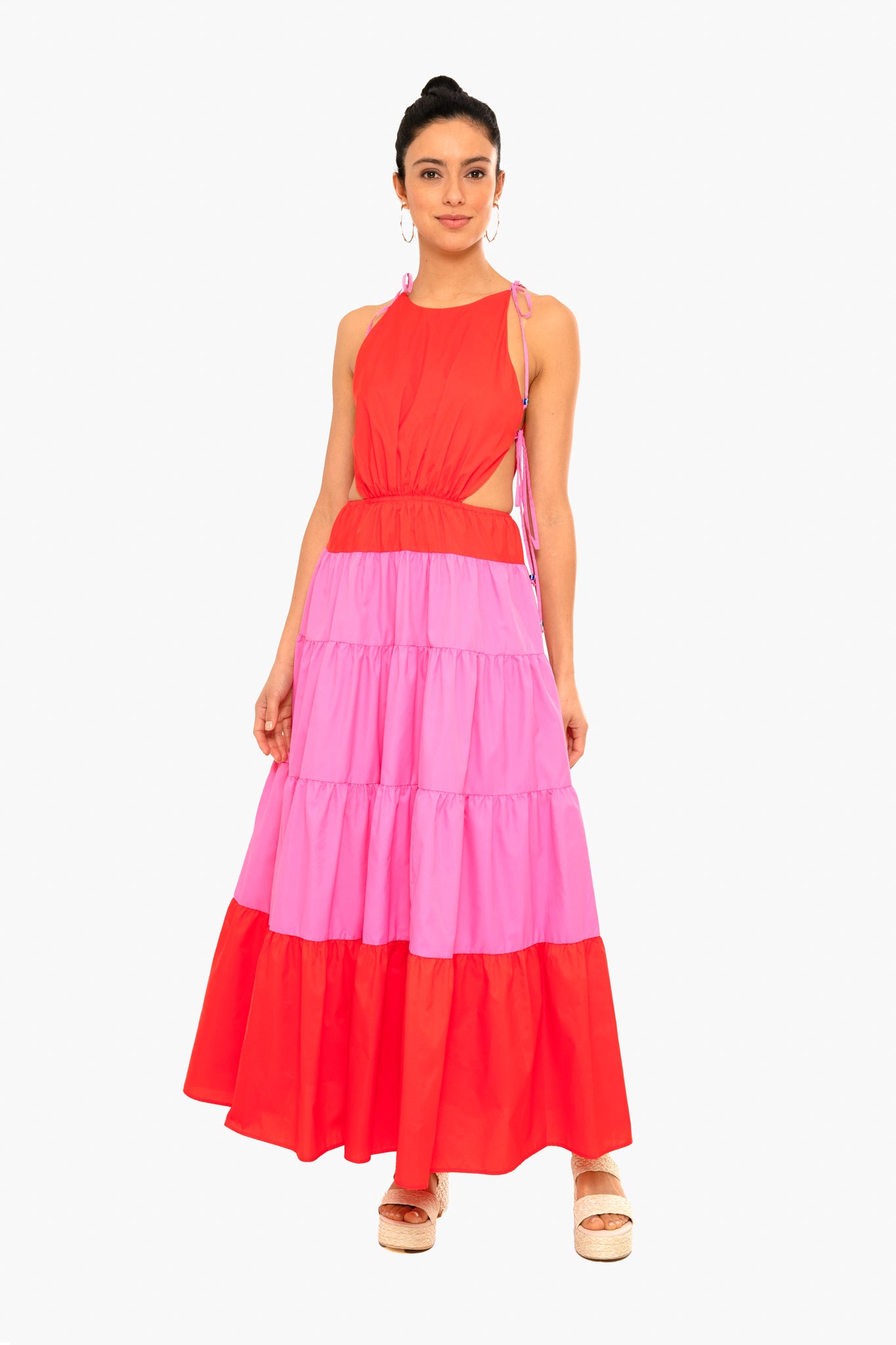 Tomato and Wild Orchid Minerva Dress-Get Girly