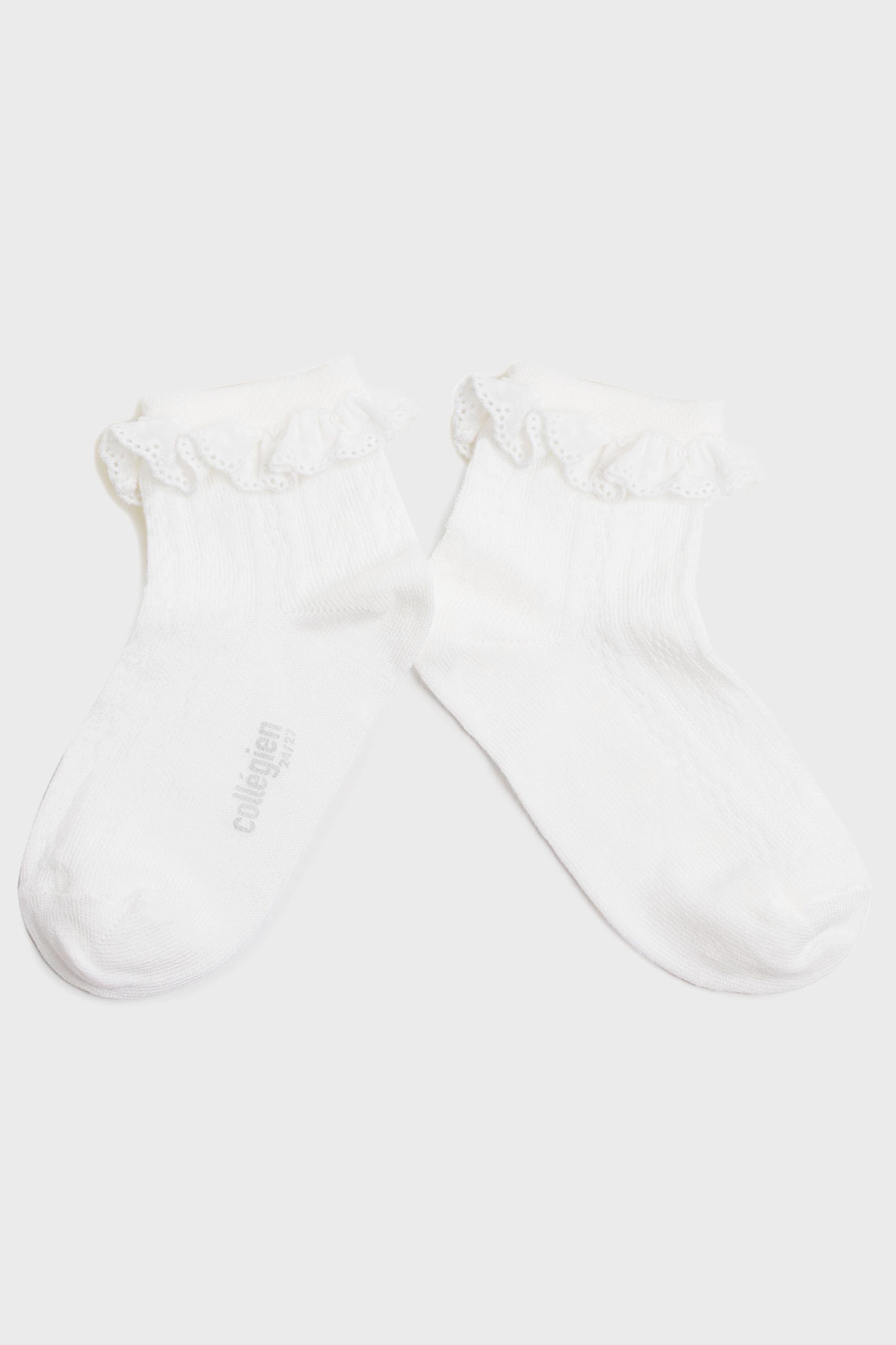 Blanc Neige Marie-Antoinette Socks-Get Girly