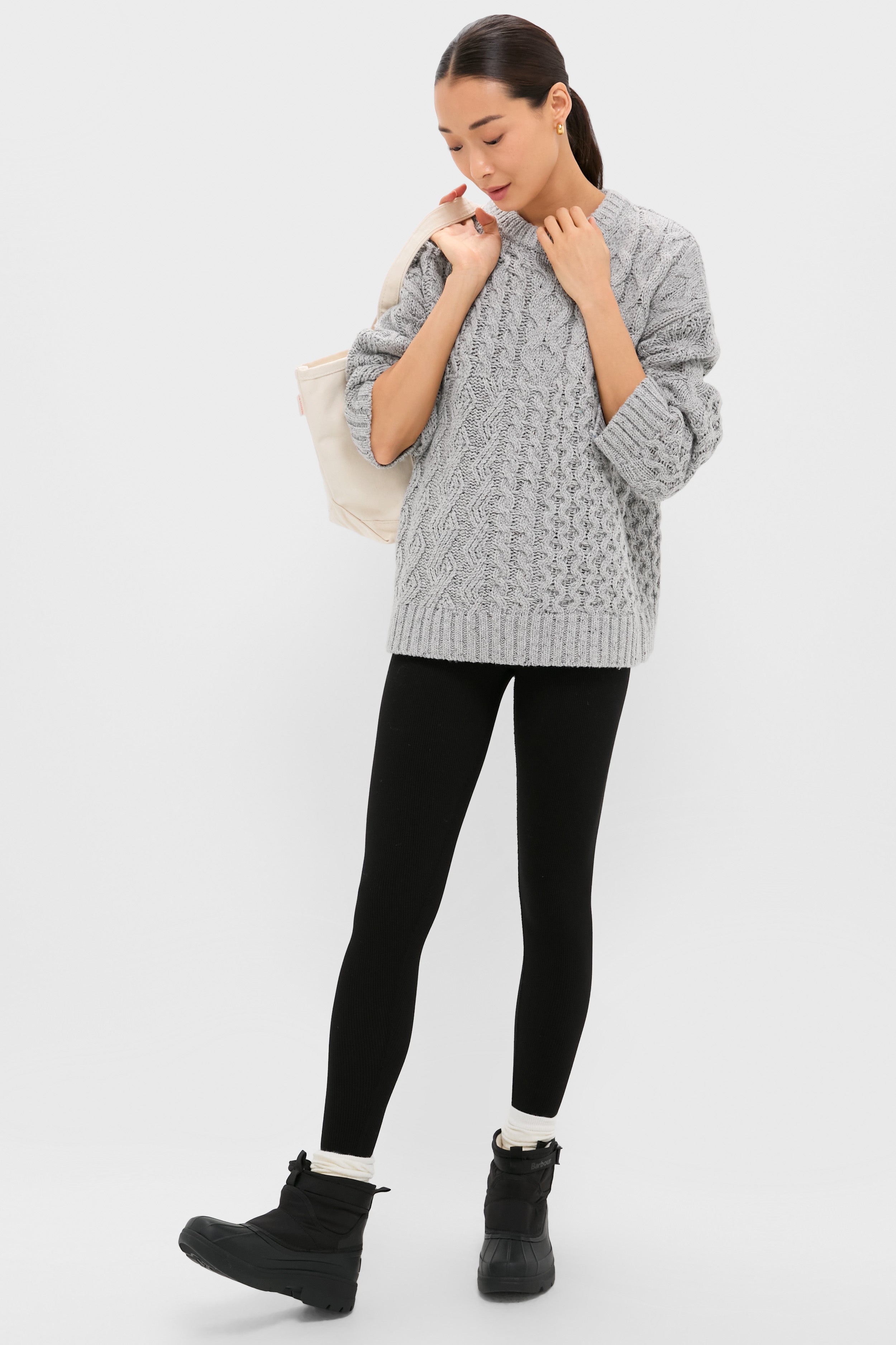 Black Braybourn Welly Duck Boots-Get Girly