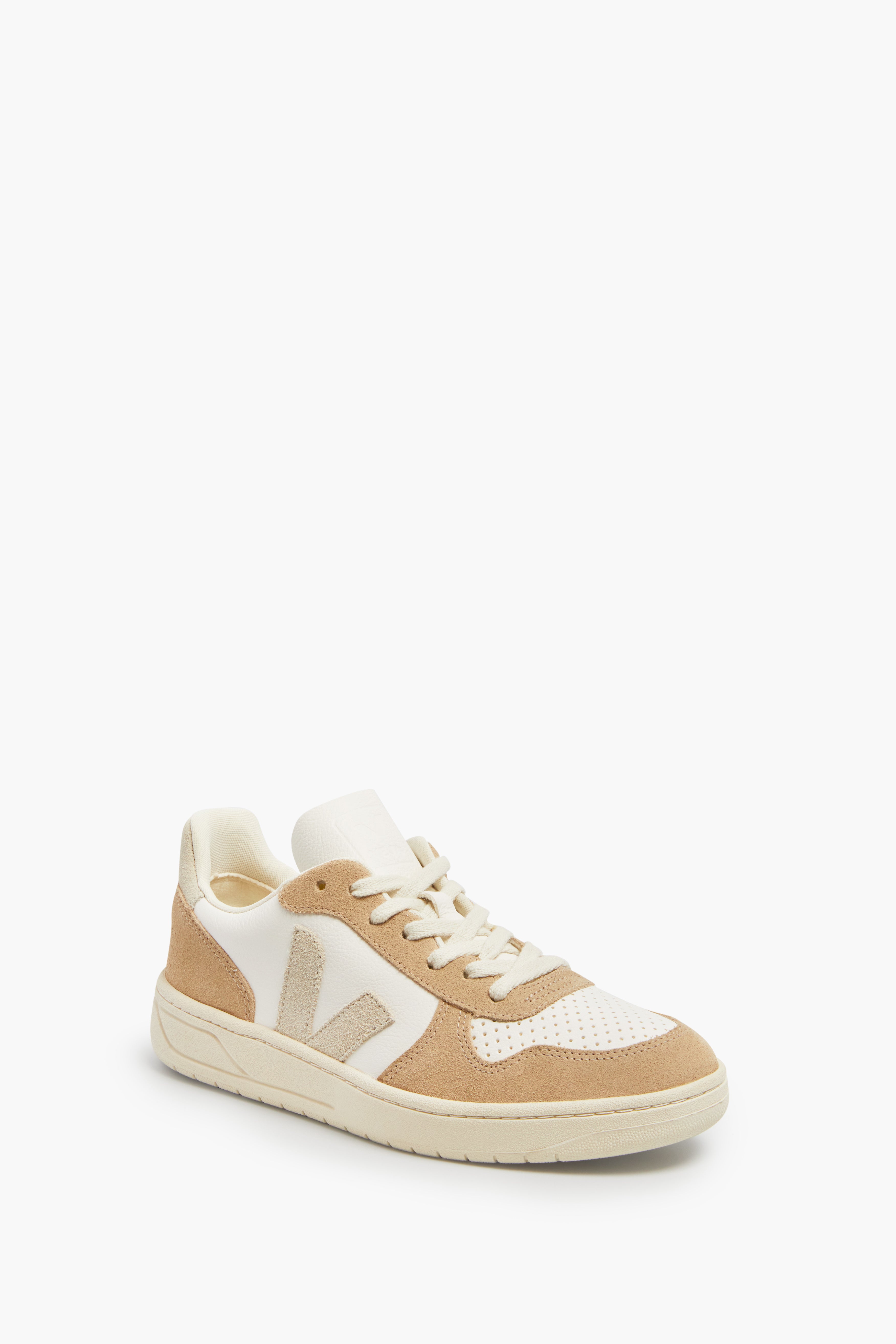 Extra White Natural Sahara V-10 Sneakers-Get Girly