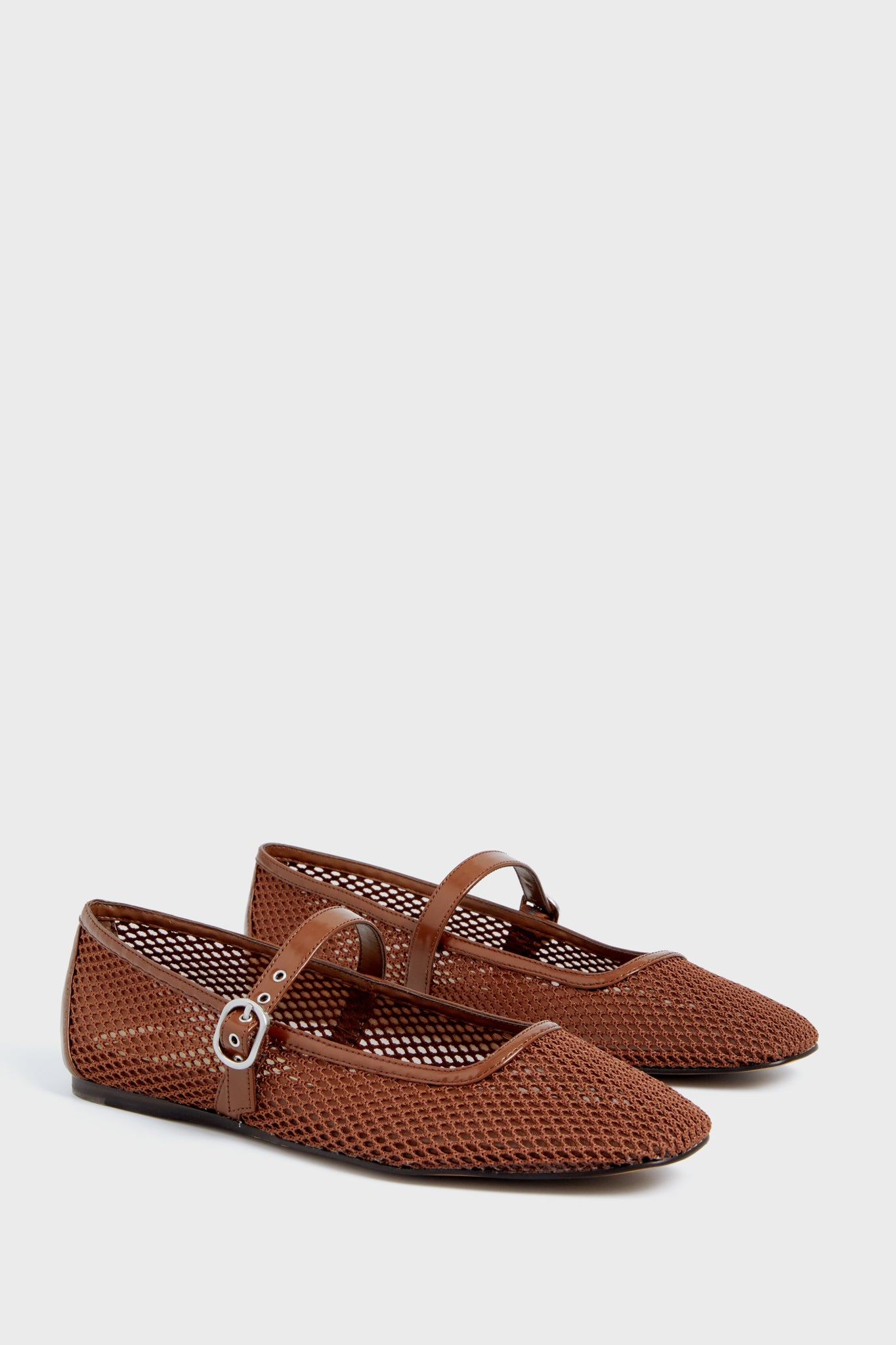 Toffee Rodini Mesh Flats-Get Girly