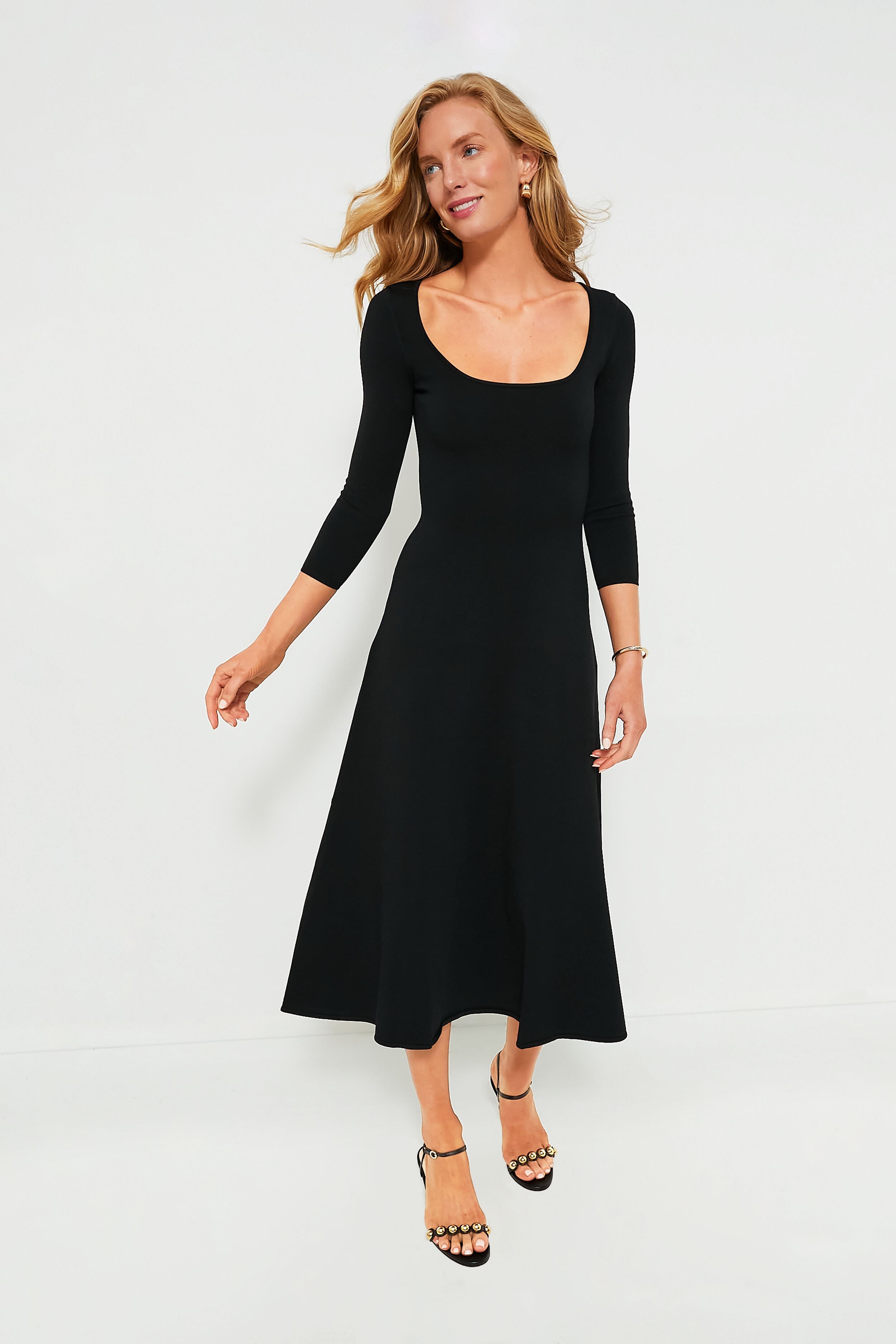 Black Douvres Dress-Get Girly