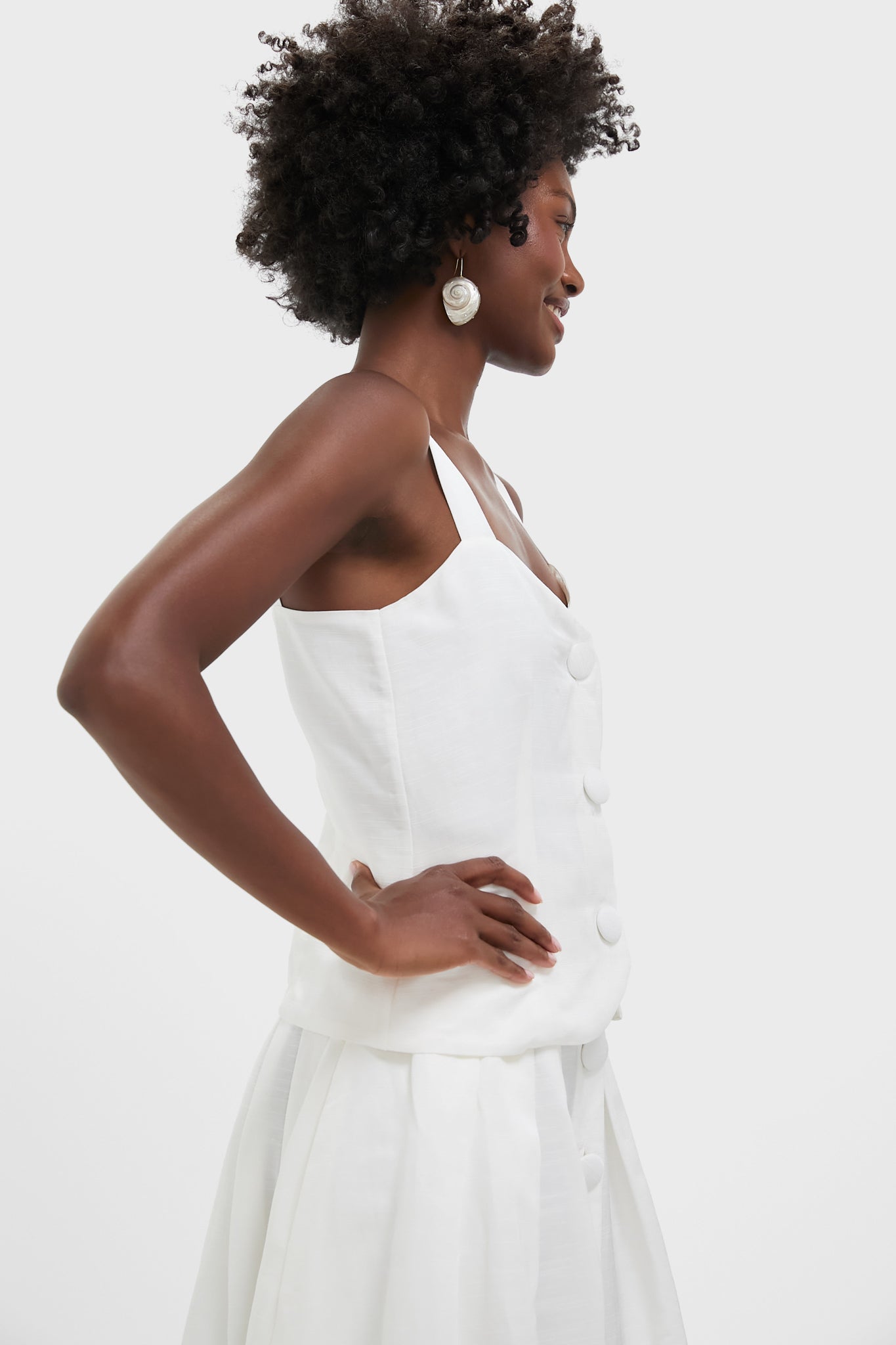 White Dora Textured Top-Get Girly