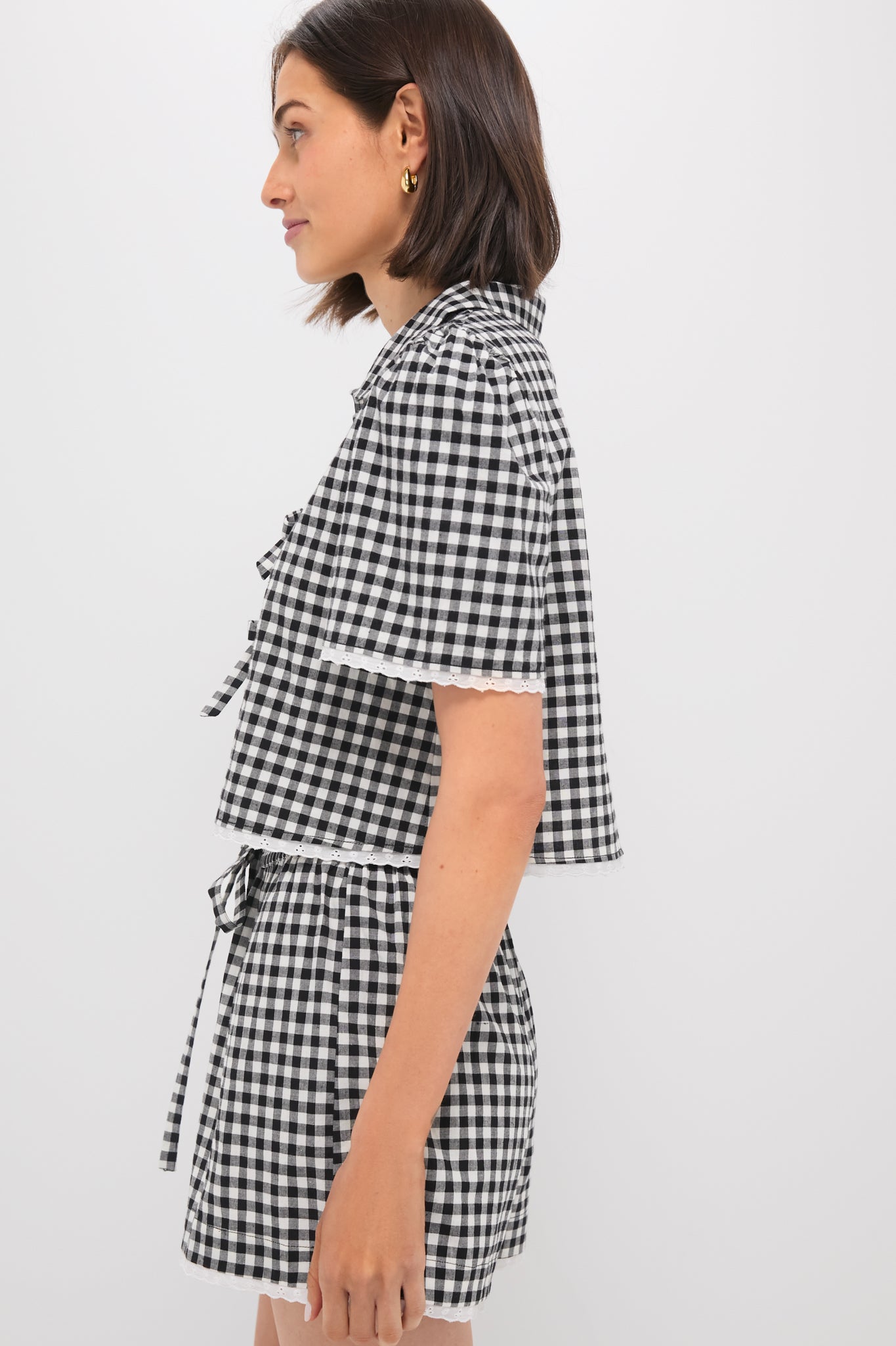 Black Gingham Hanna Set-Get Girly
