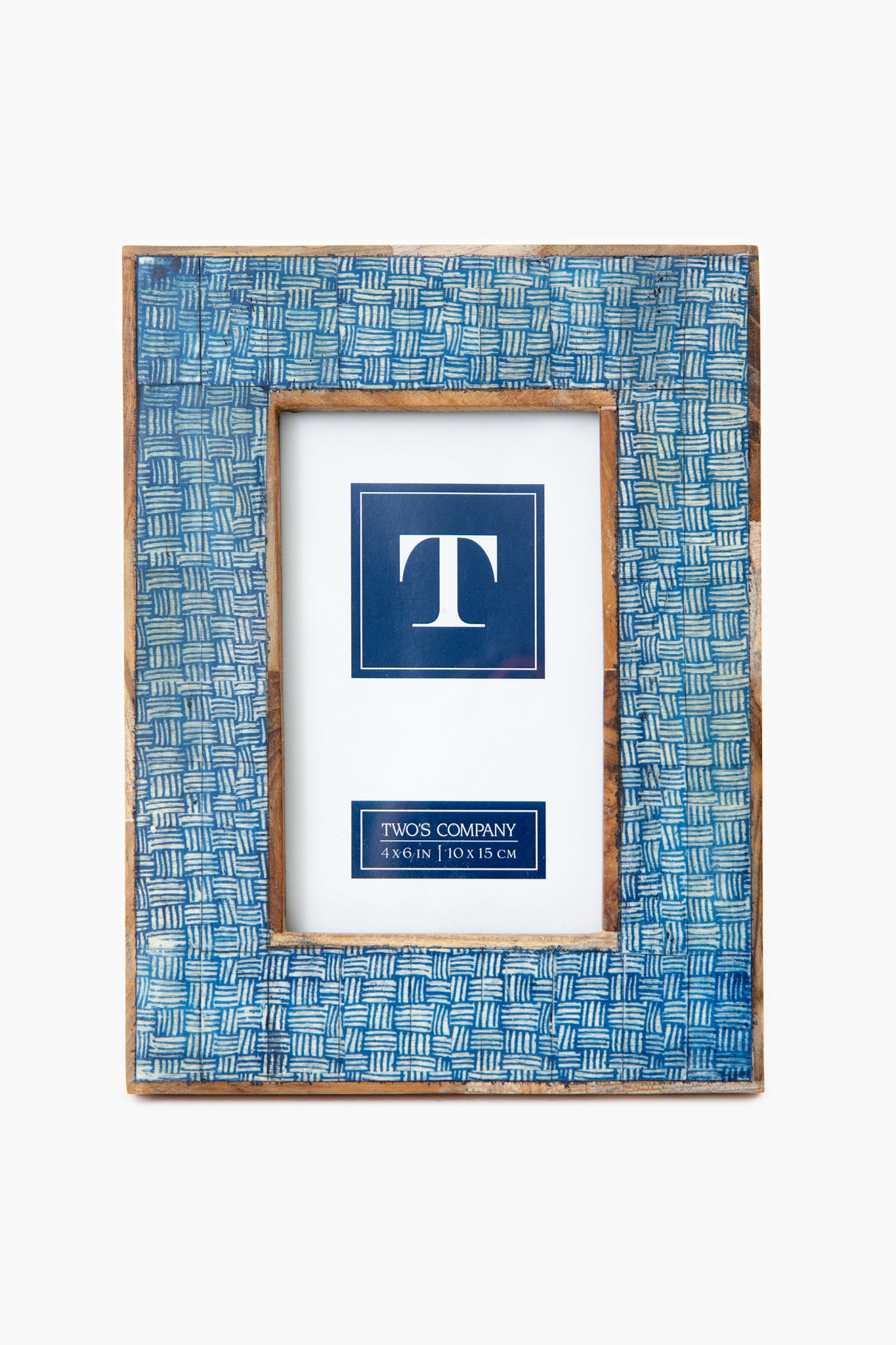 Woven Shibori 4x6 Picture Frame-Get Girly