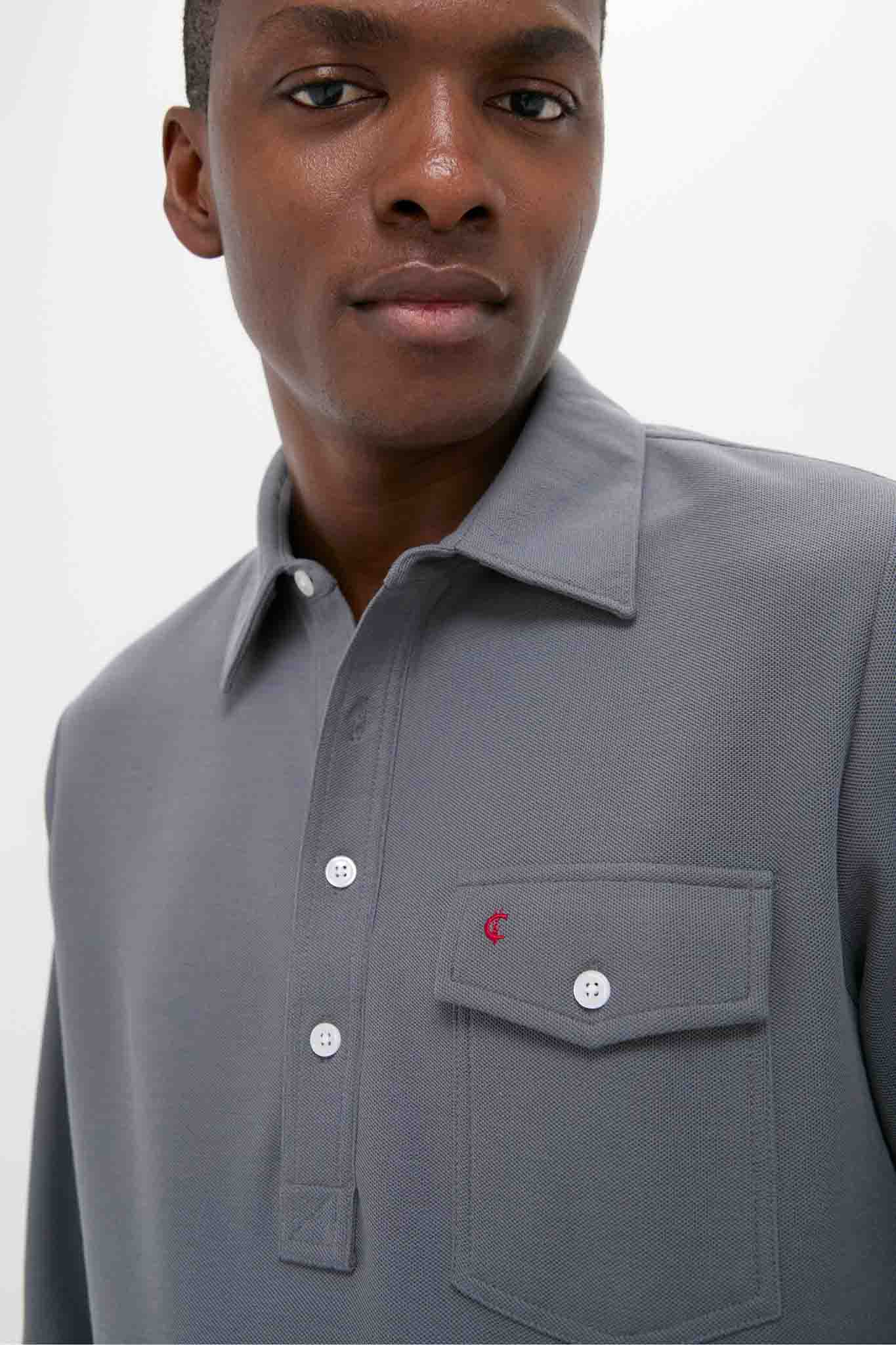 Blue Steel Long Sleeve Players Shirt-Get Girly