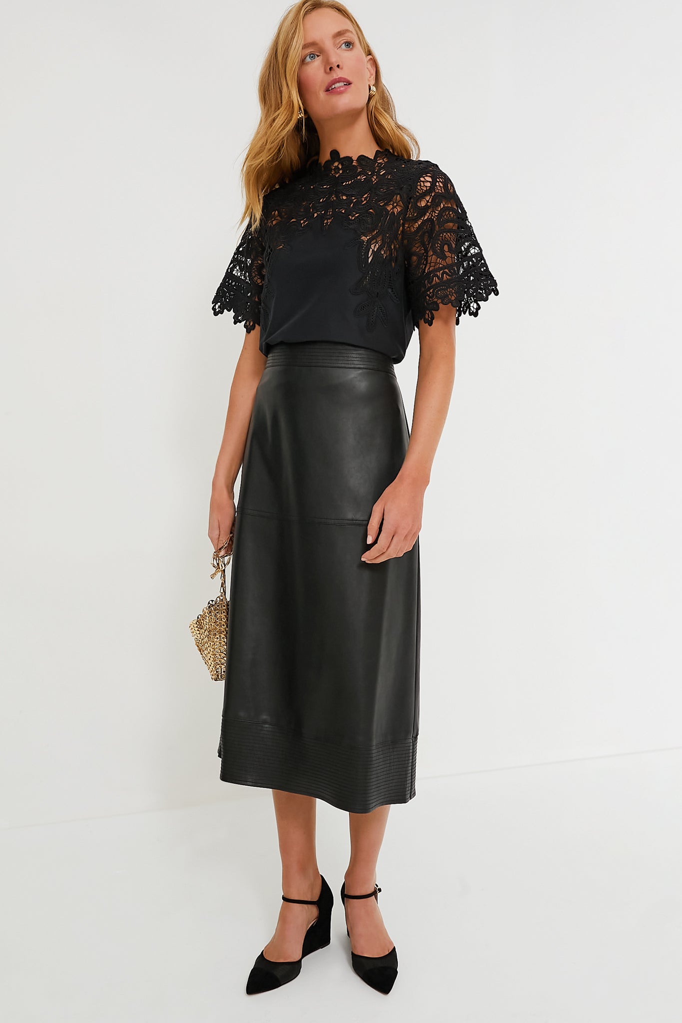 Black Delia Top-Get Girly