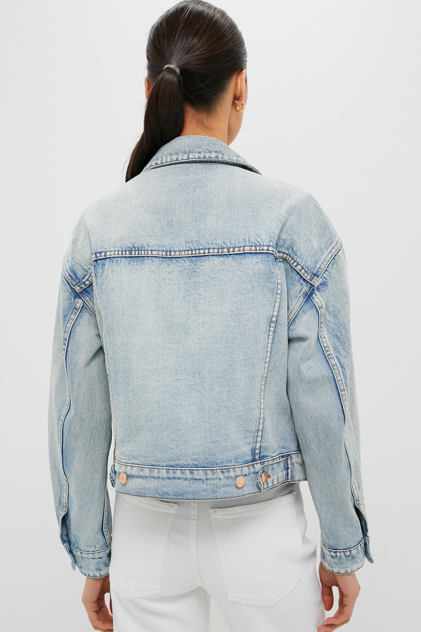 Acid Wash Denim Archie Jacket-Get Girly