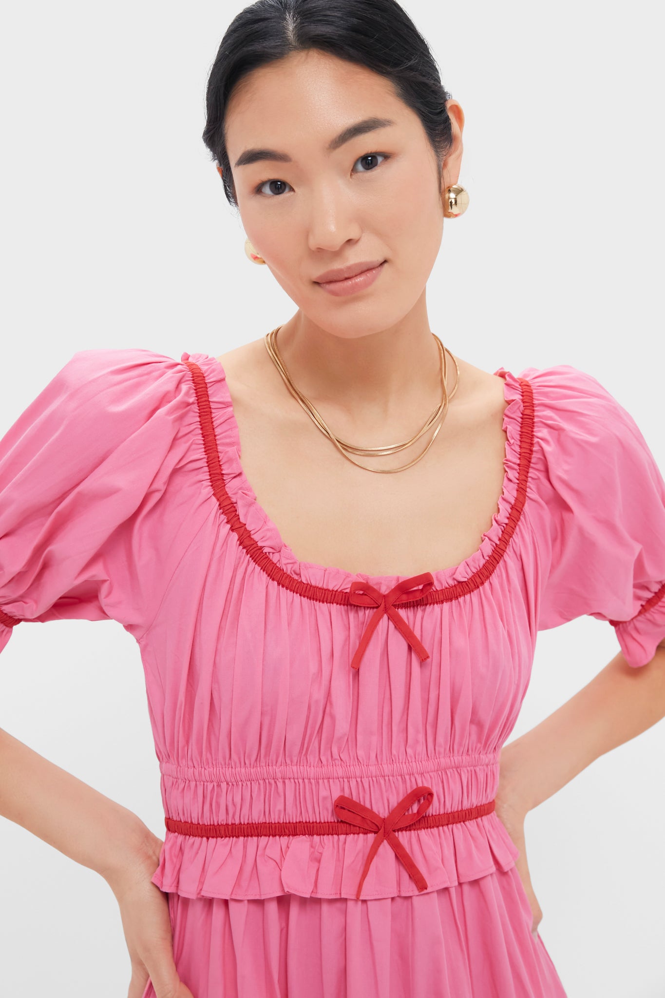 Bubblegum Agatha Dress-Get Girly