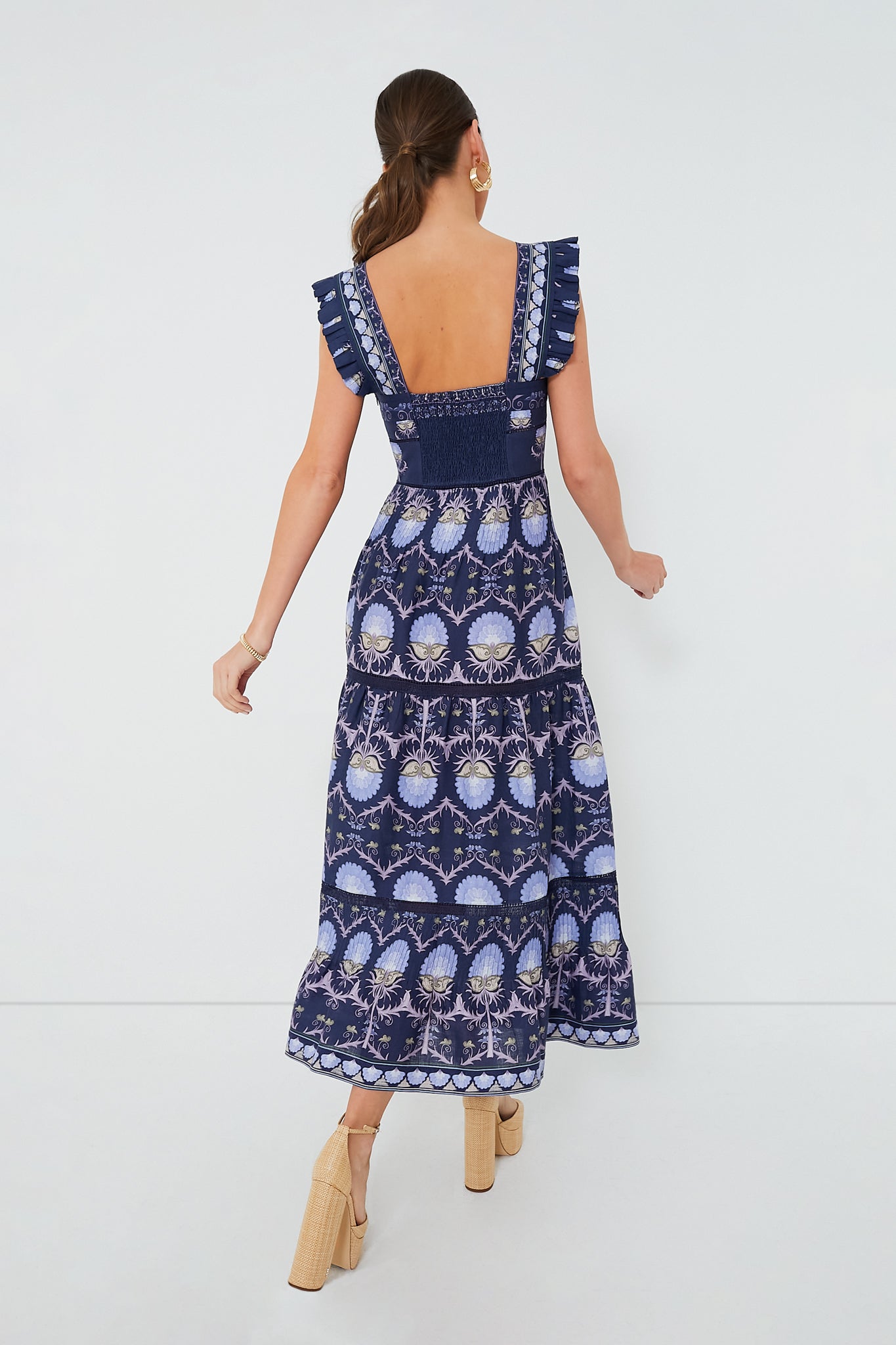 Dark Blue Sybill Dress-Get Girly