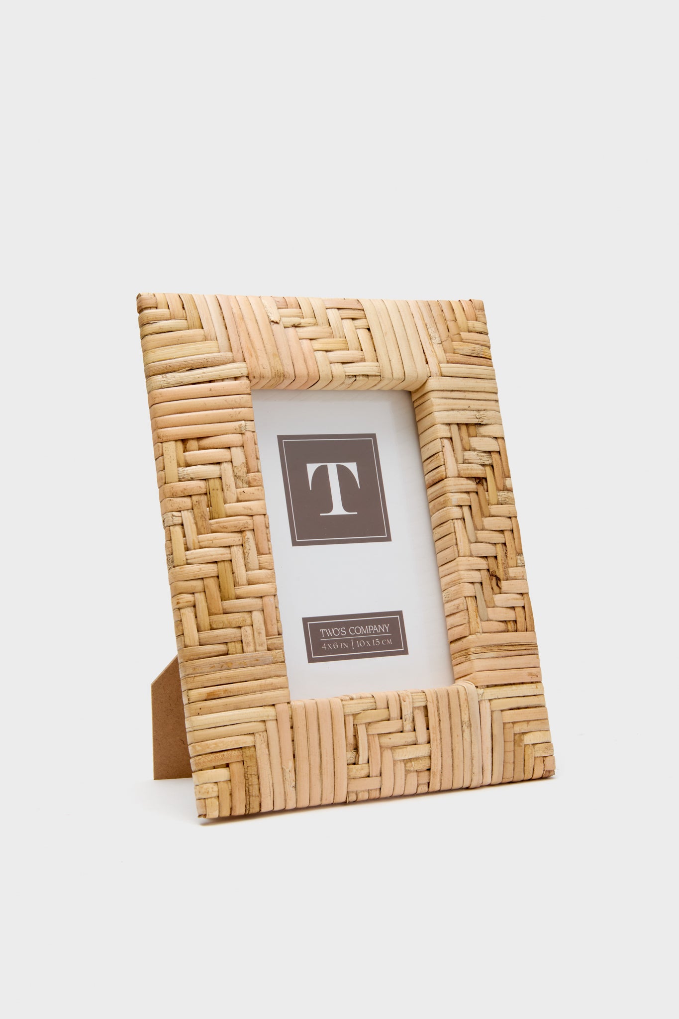 Zig Zag Rattan 4x6 Picture Frame-Get Girly