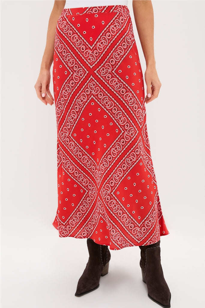 Aces Wild Red Suki Skirt-Get Girly