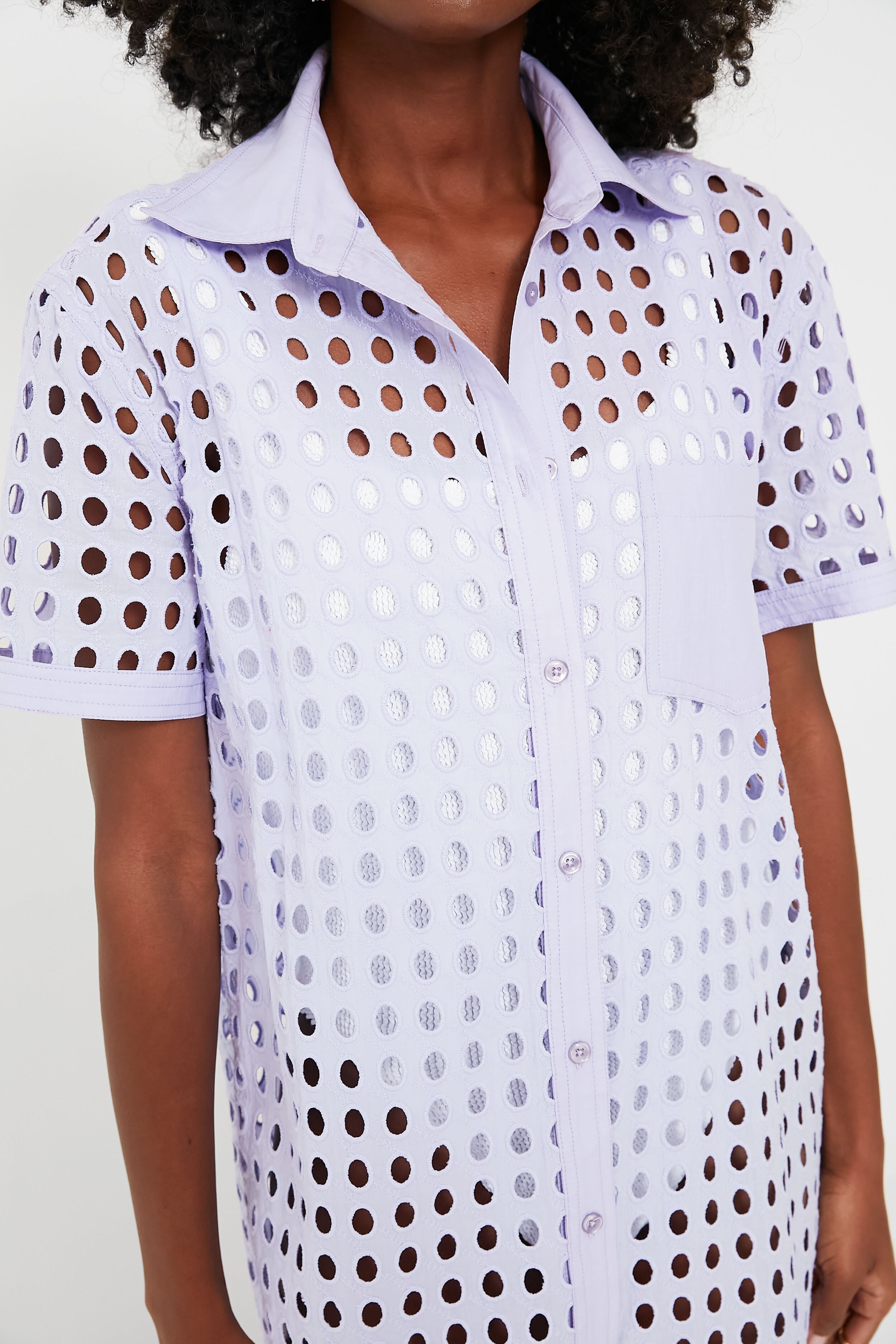 Wisteria Oxford Tunic Maxi-Get Girly