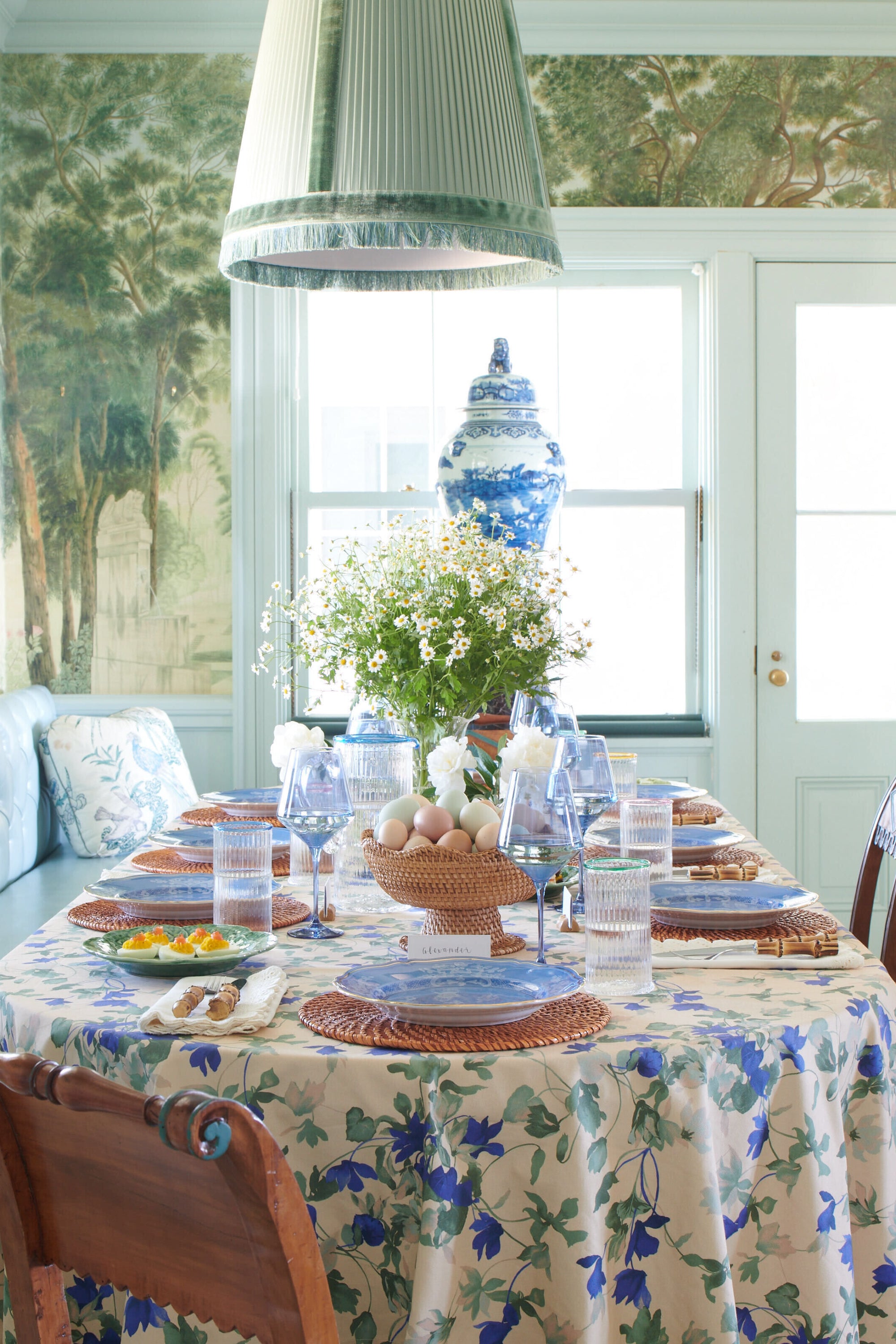 Bellflower Blooms Tablecloth-Get Girly