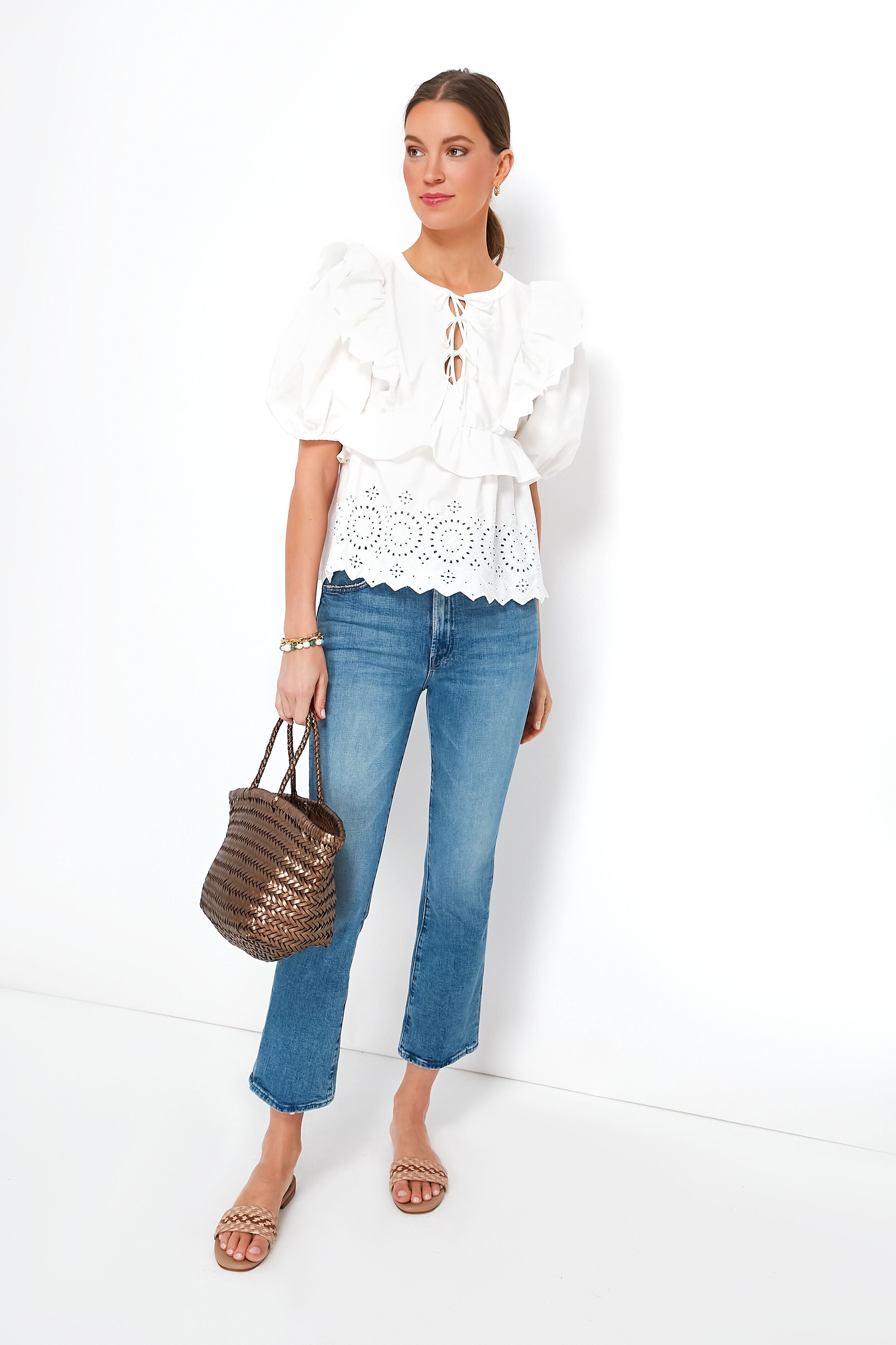 Almond Taboga Multi Color Raffia Sandal-Get Girly