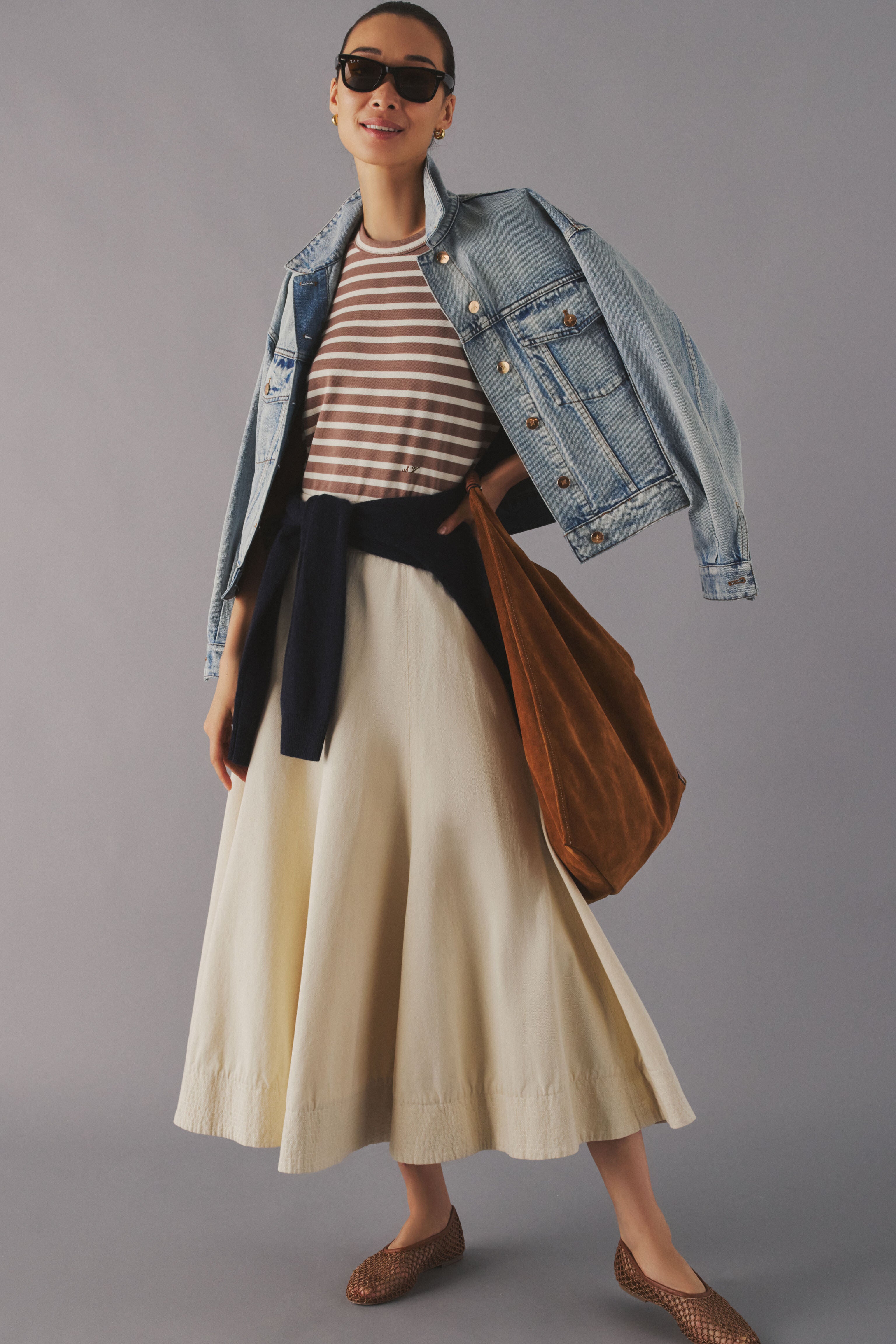 Acid Wash Denim Archie Jacket-Get Girly