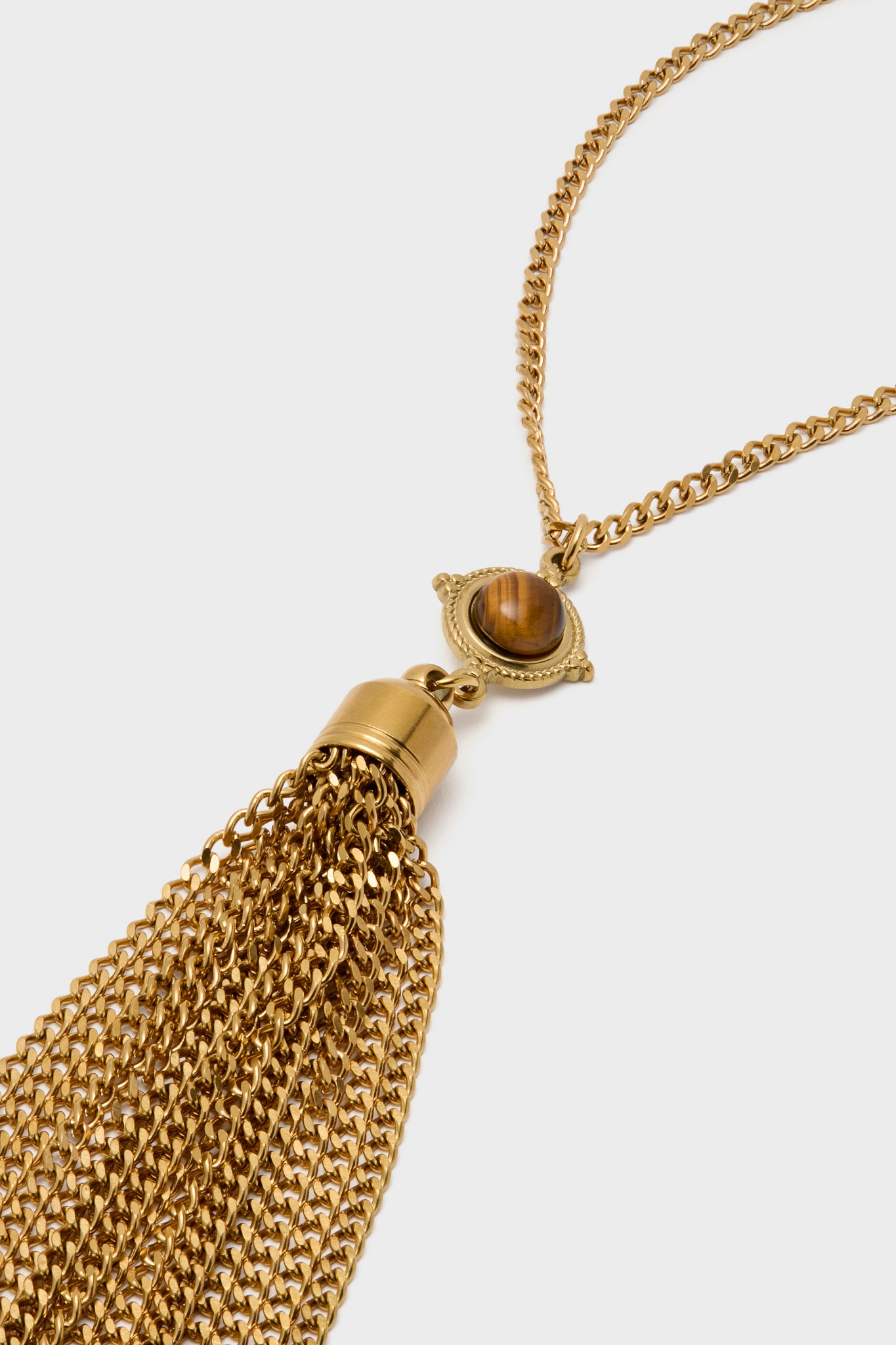 Tiger's Eye Haven Necklace-Get Girly