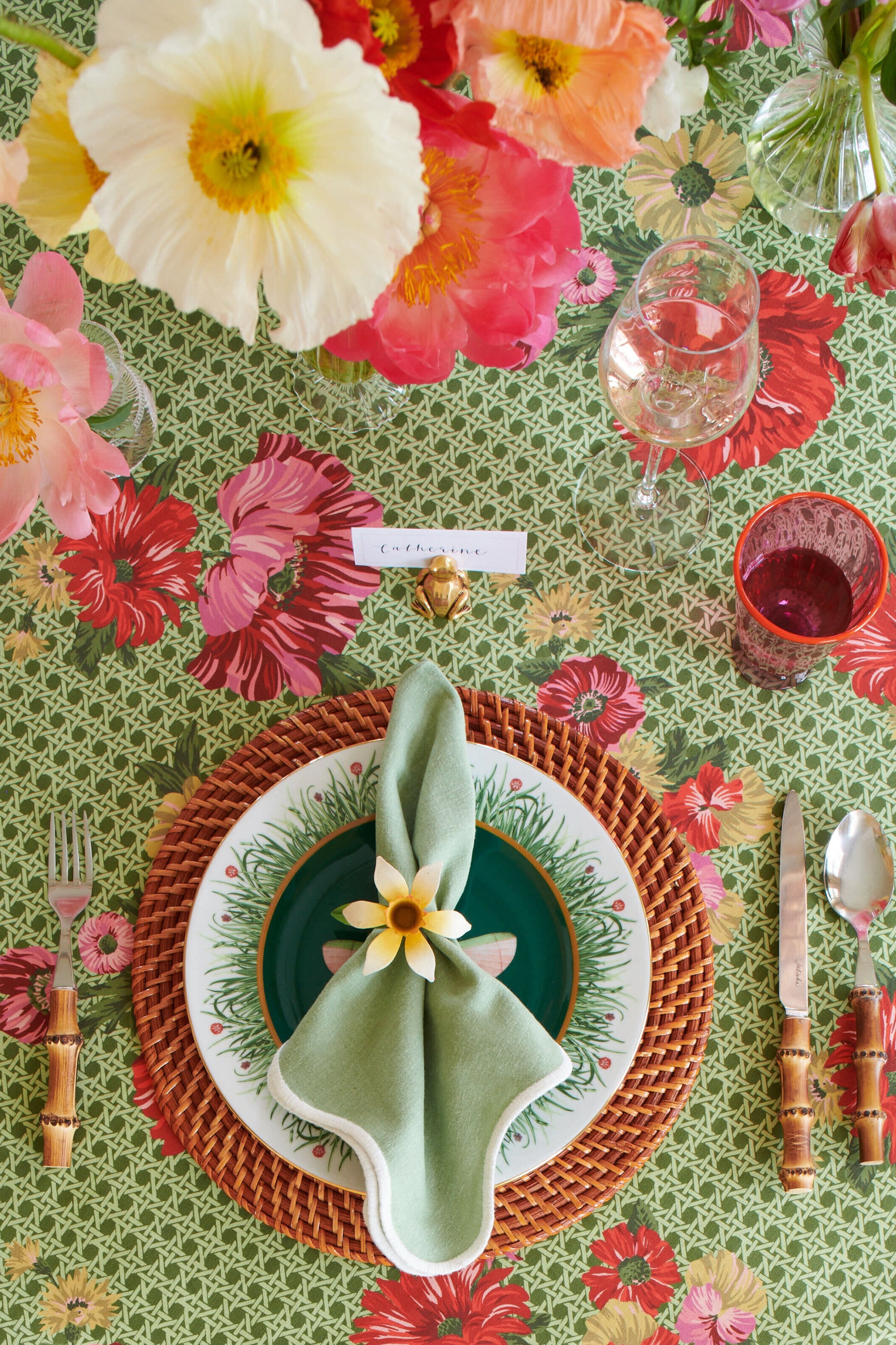 Bamboo 5 Piece Place Setting-Get Girly