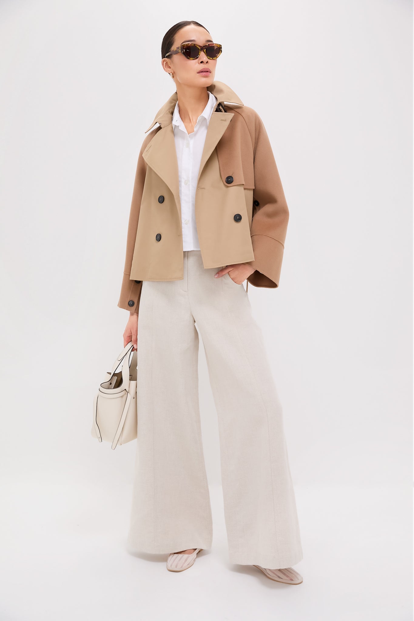 Light Cream Romy Pebbled Satchel-Get Girly