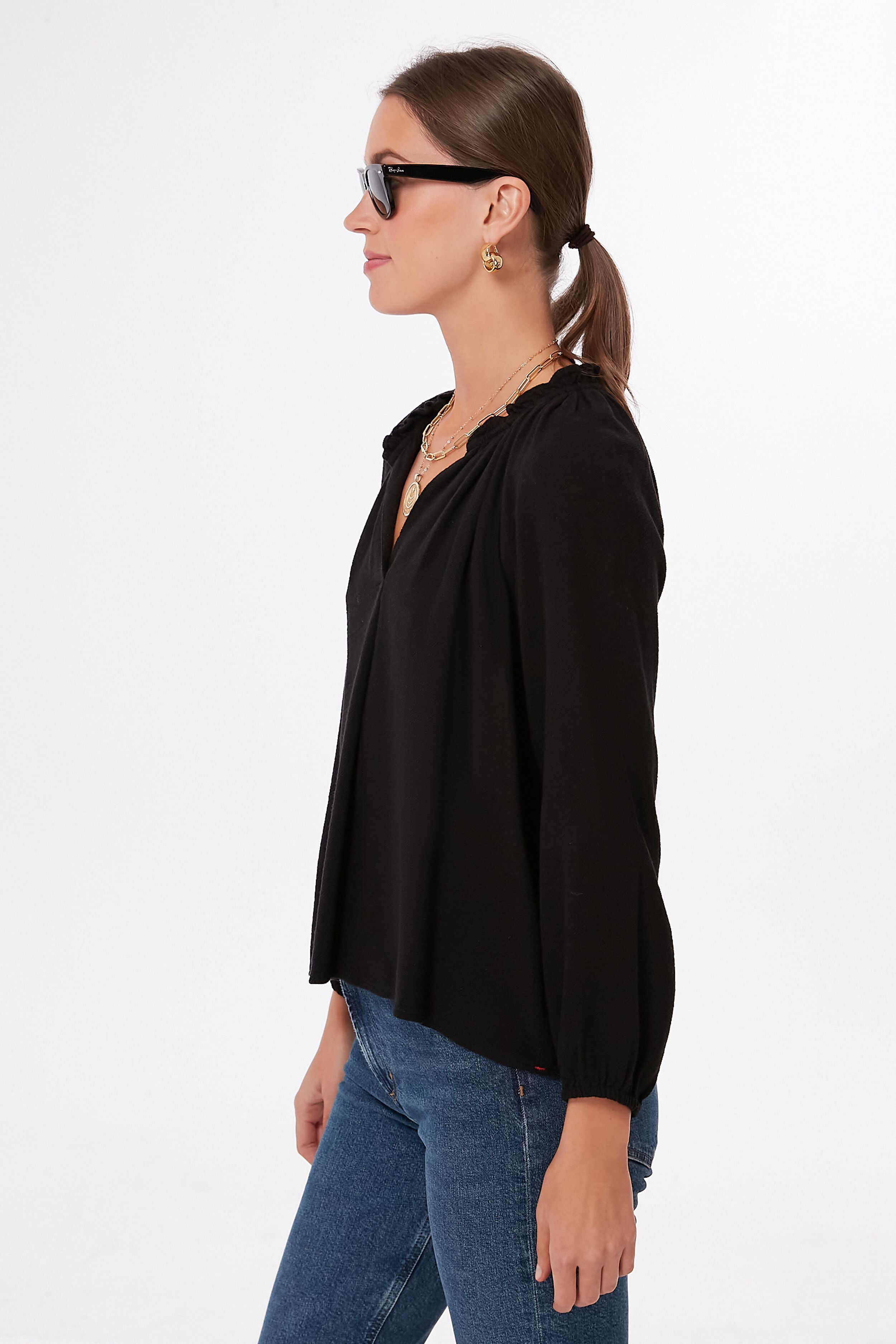 Black Camila Top-Get Girly