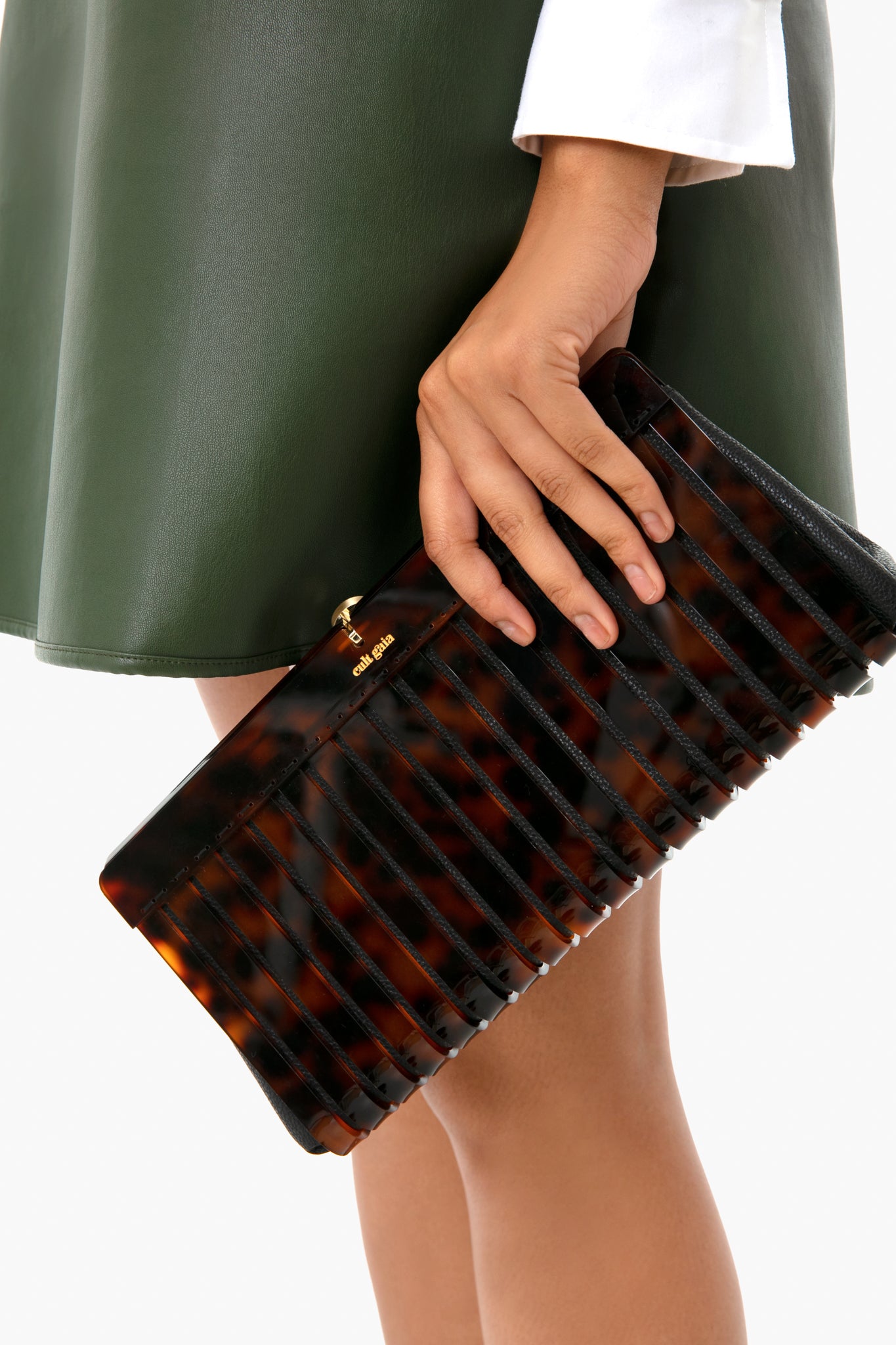 Tortoise Iris Clutch-Get Girly