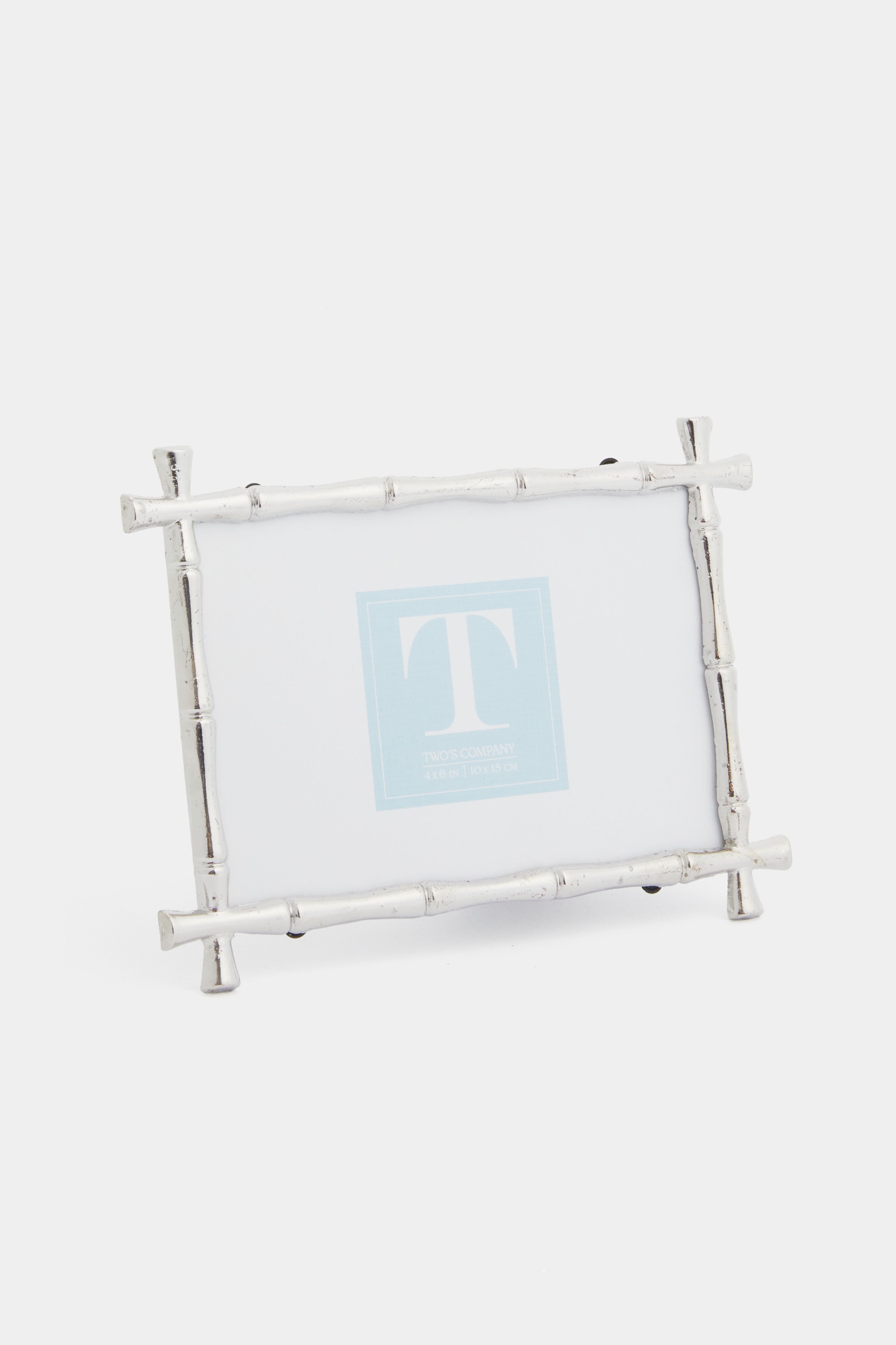 5x7 Bamboo Silver Frame-Get Girly