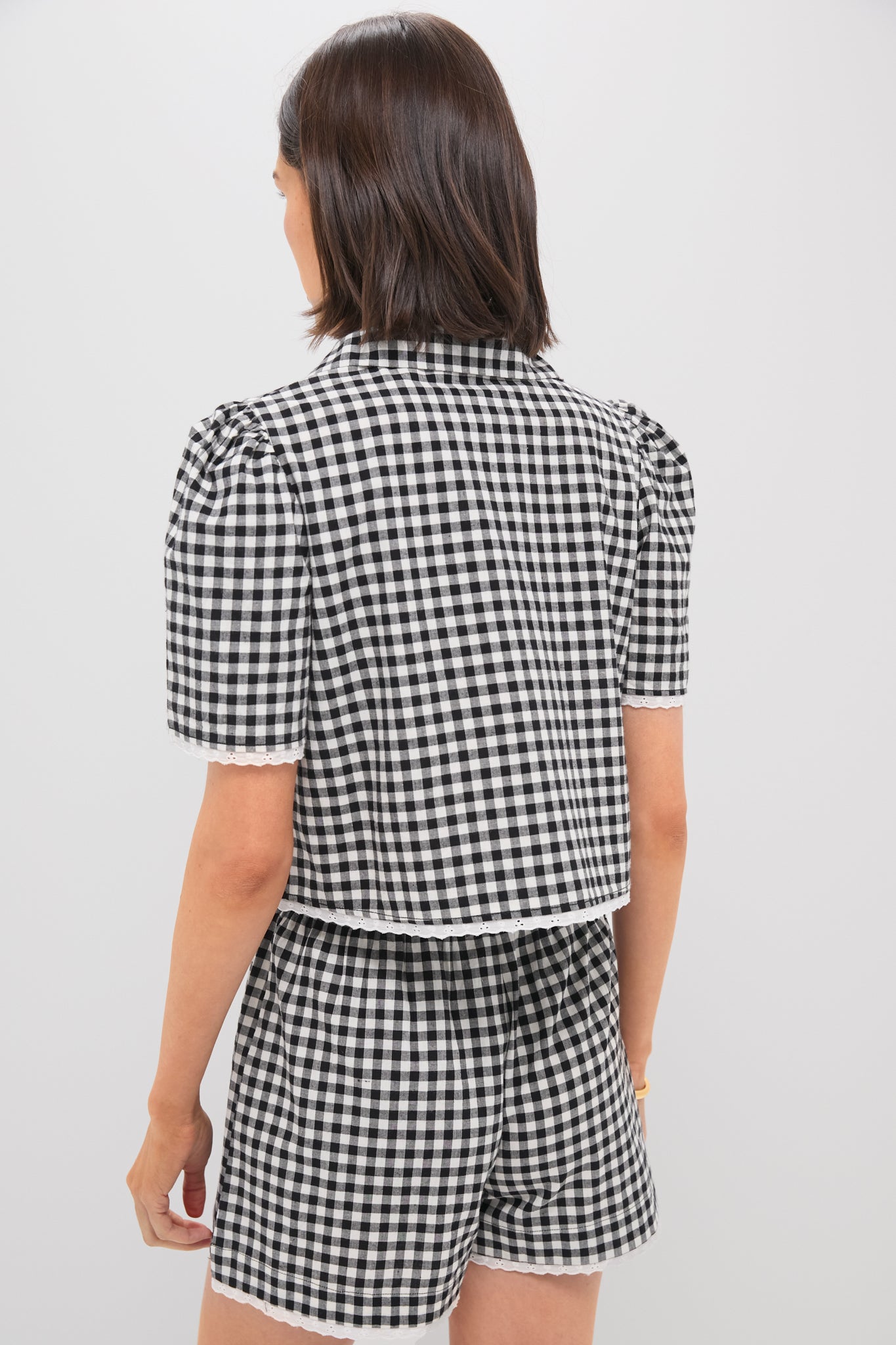 Black Gingham Hanna Set-Get Girly