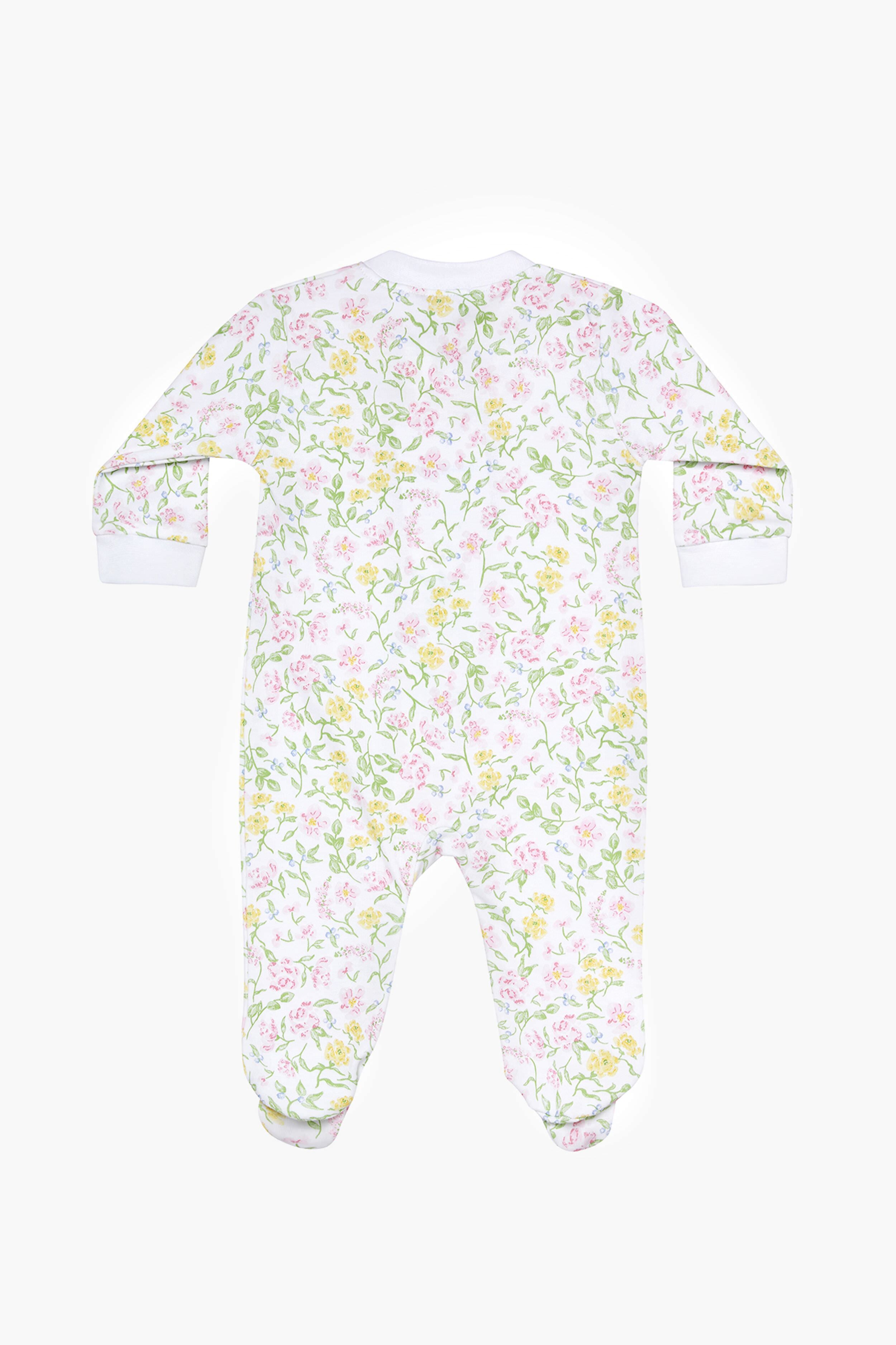 Berry Wildflowers Zipper Footie-Get Girly