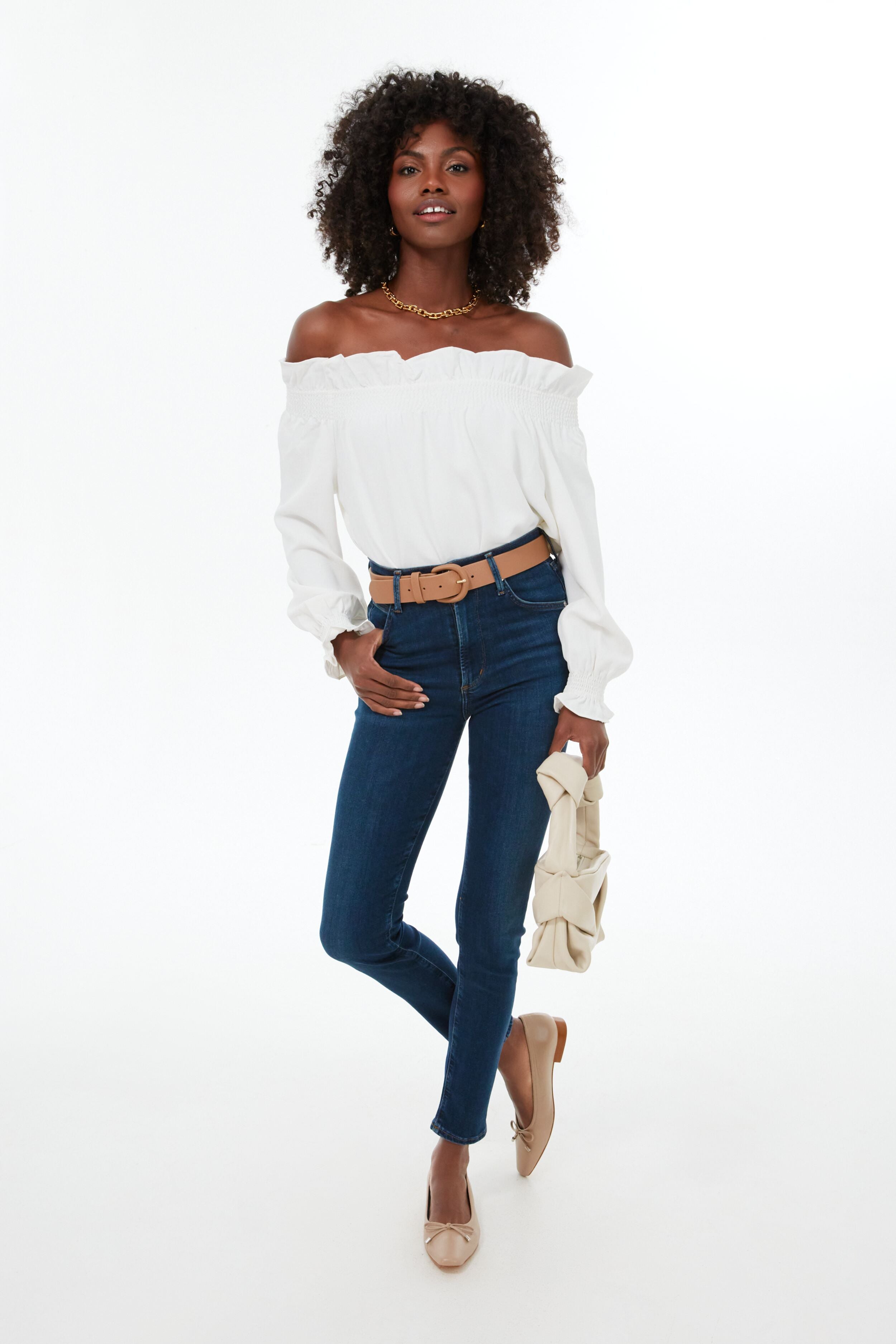 Beige Leather Monica Flats-Get Girly