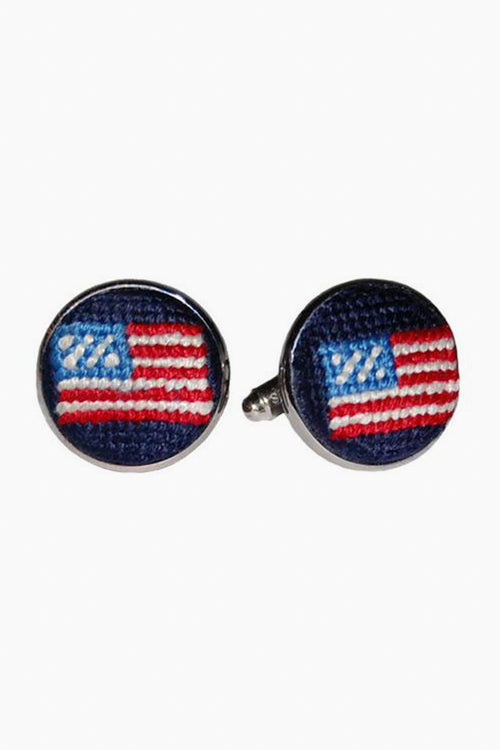 American Flag Cufflinks-Get Girly