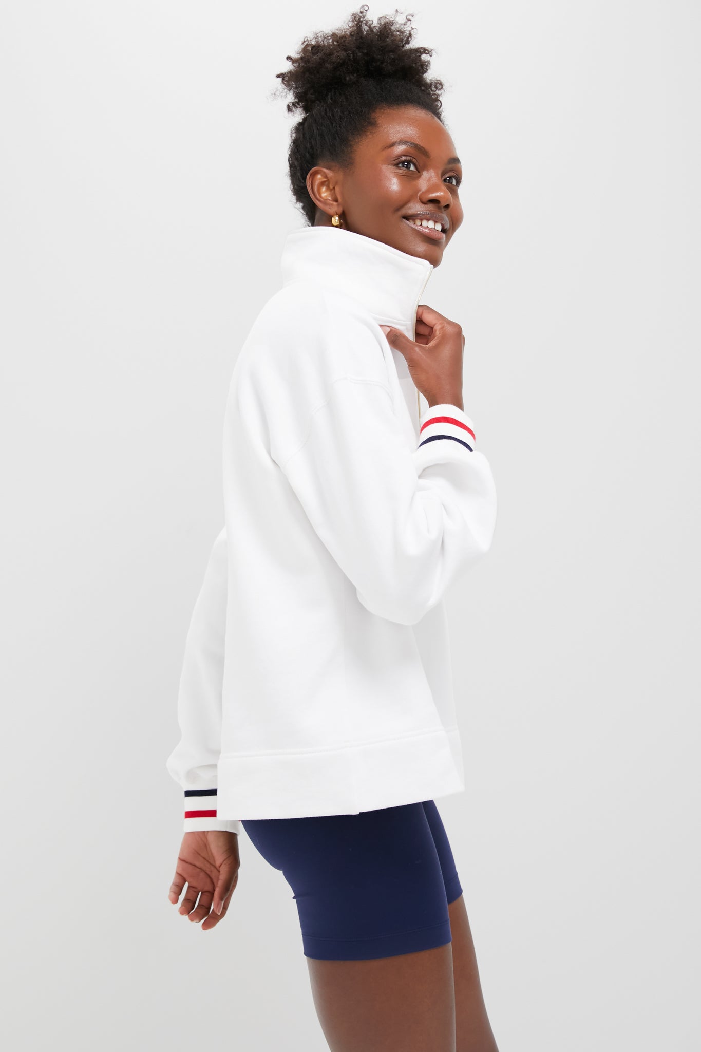 Americana Carlson Quarter Zip-Get Girly