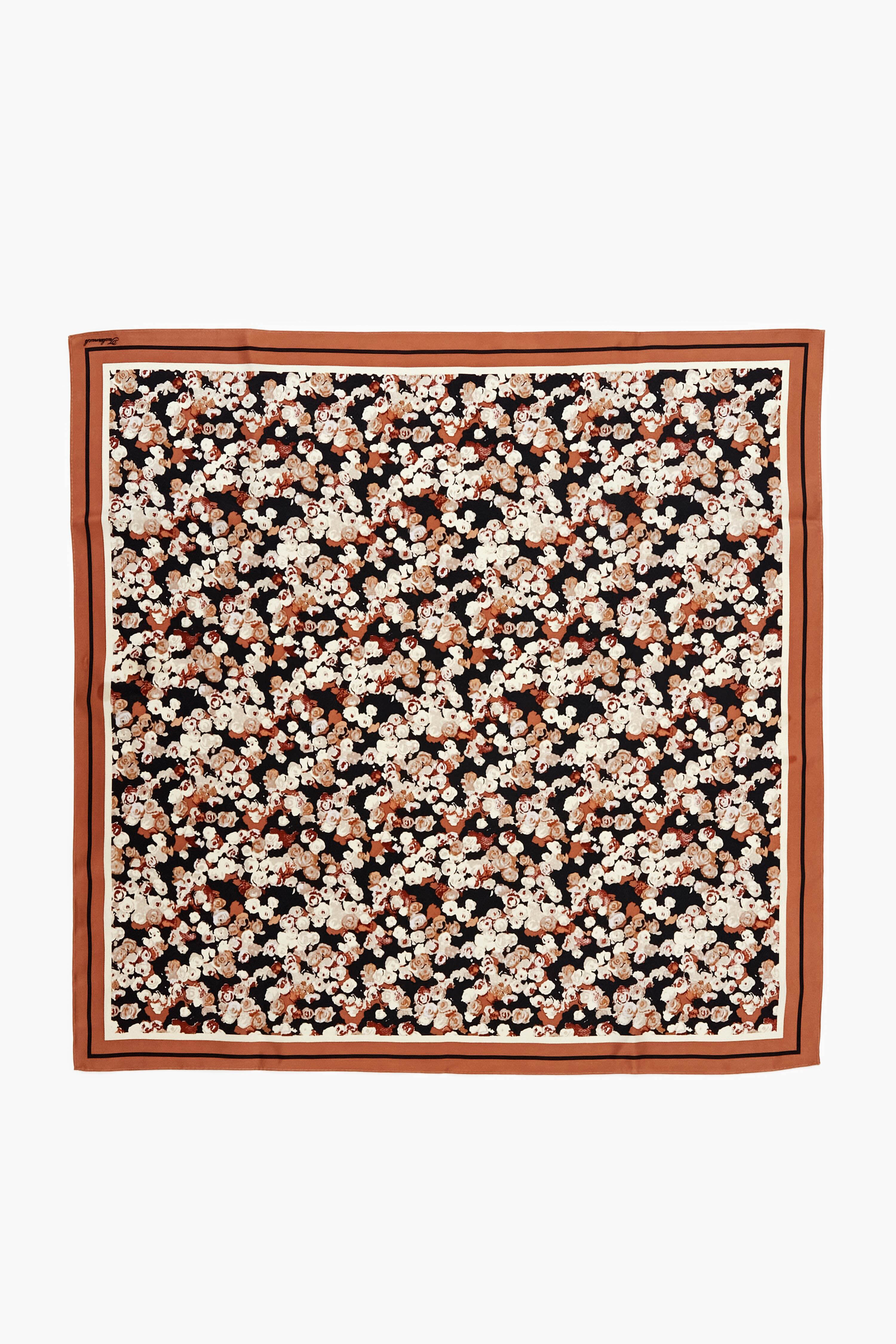 Woodrose Silk Scarf-Get Girly