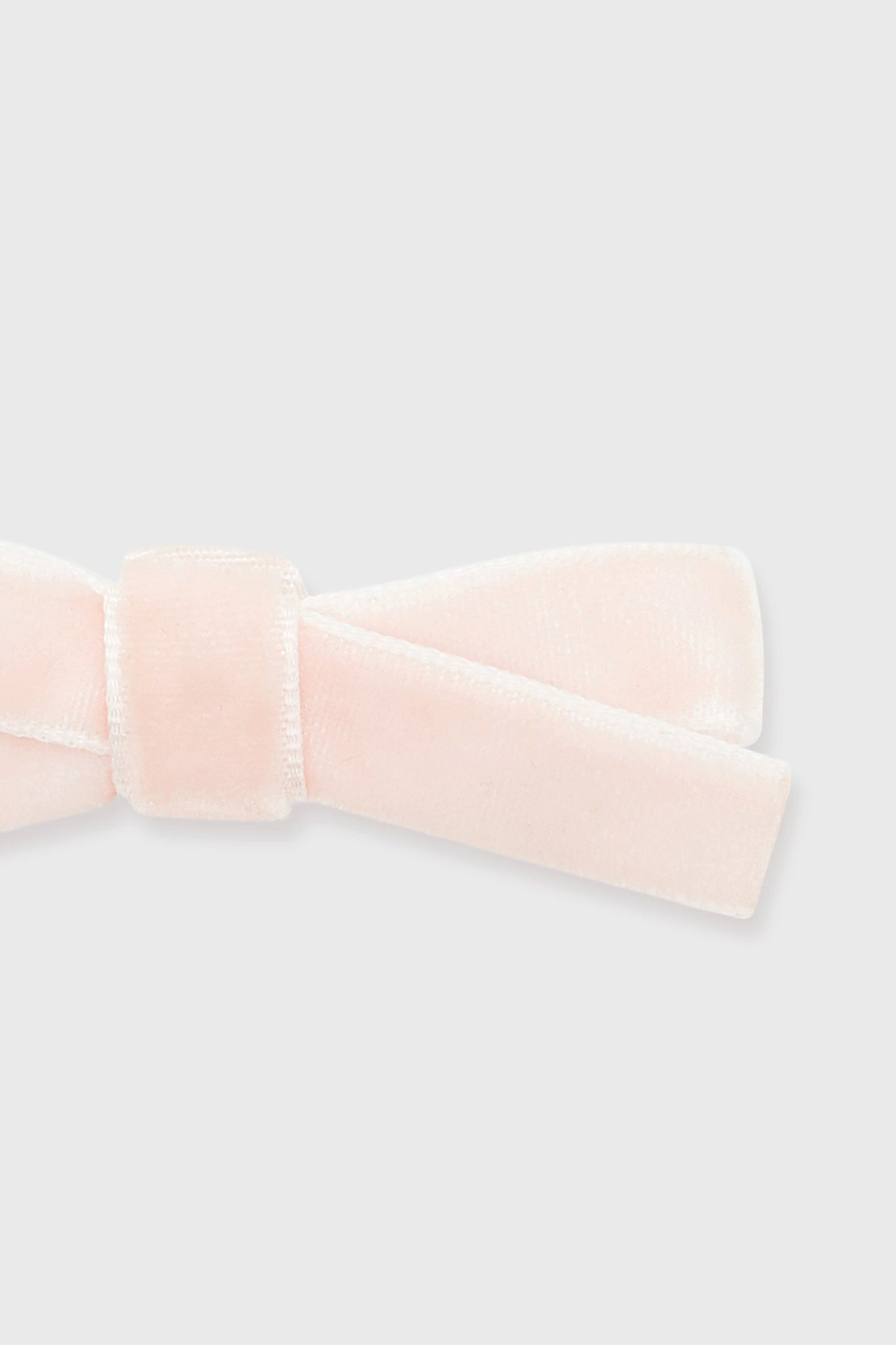Pink Small Velvet Bow Clips Set of 2-Get Girly