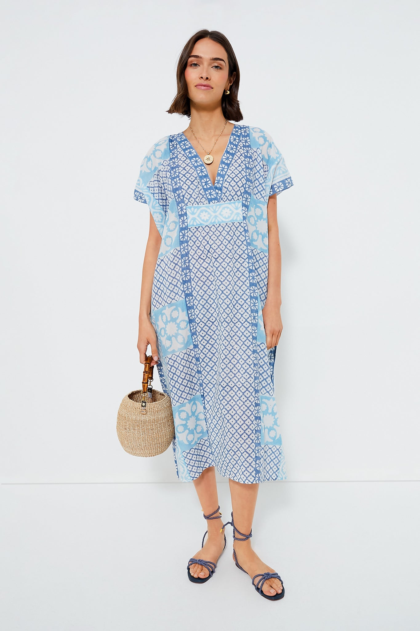 Blue Daughters Caftan-Get Girly