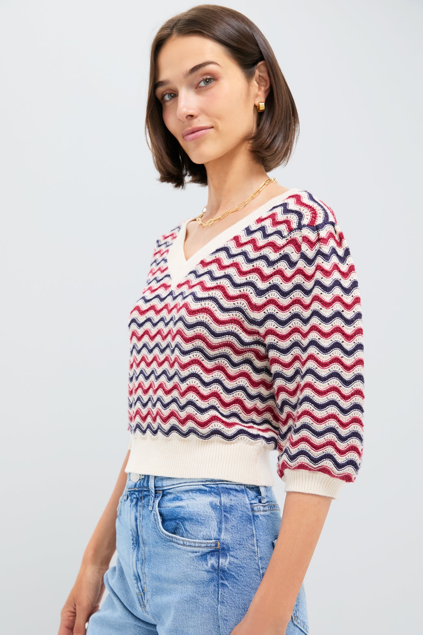 Americana Lee Sweater-Get Girly
