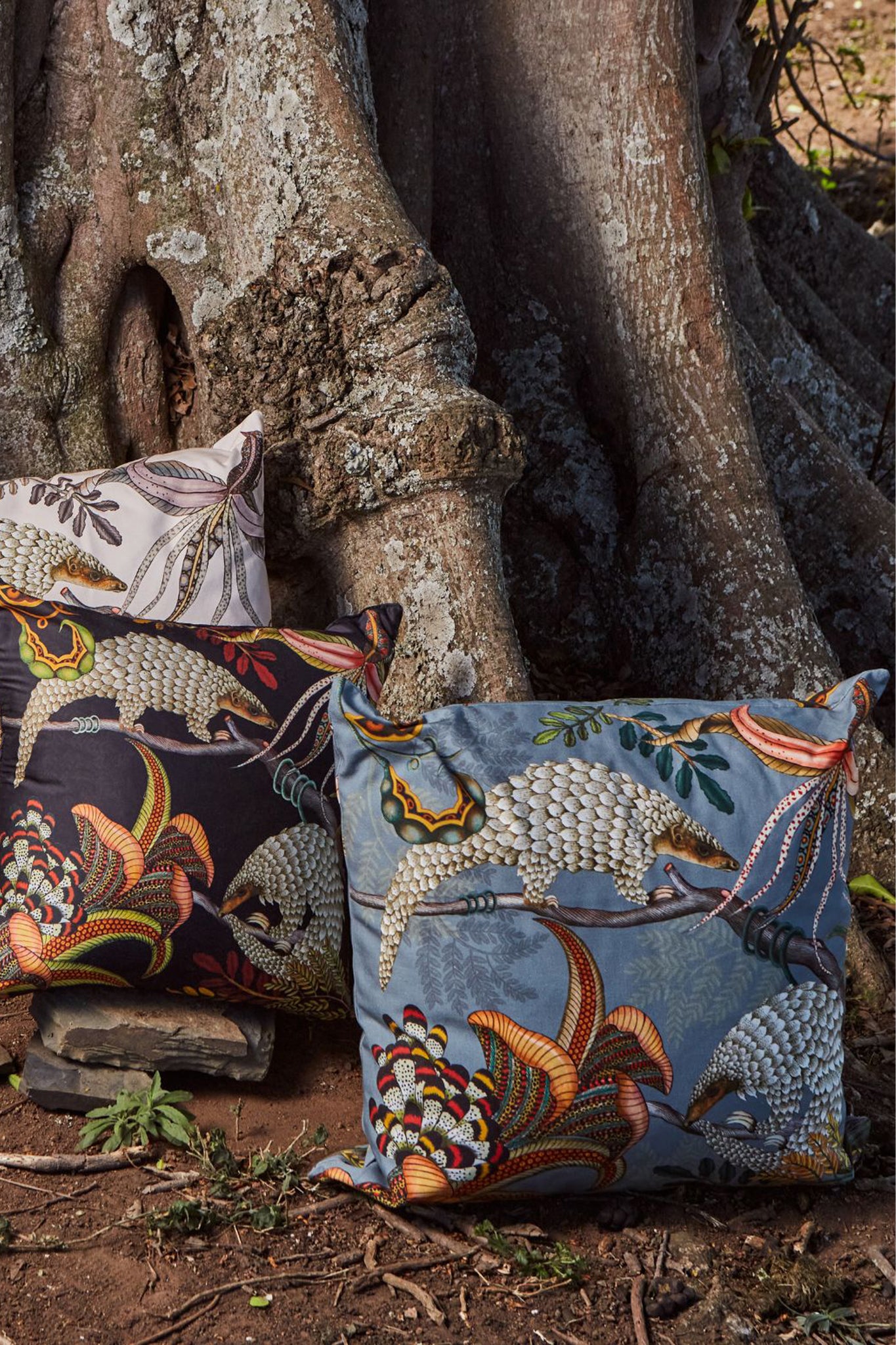 Ash Thanda Pangolin Cotton Pillow Cover-Get Girly