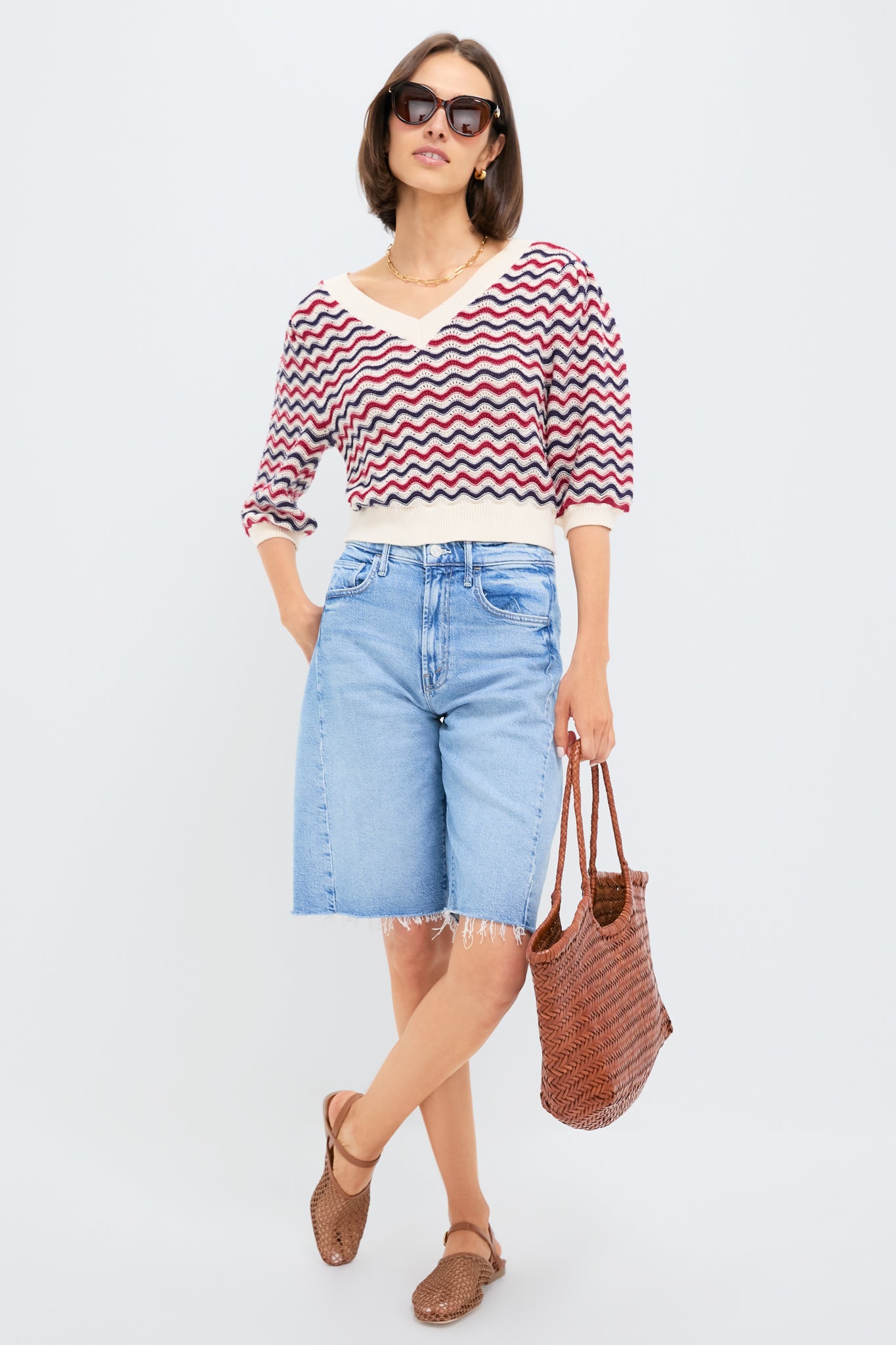 Americana Lee Sweater-Get Girly