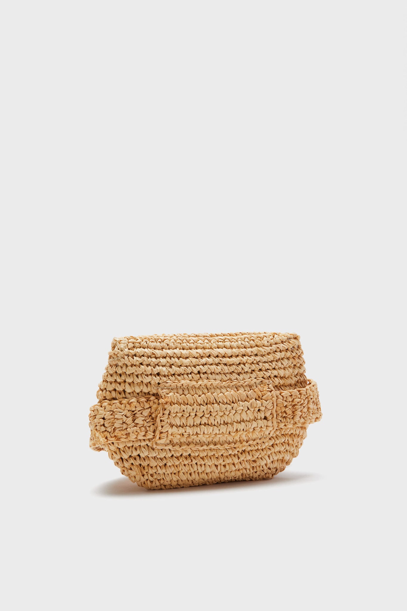 Toast Straw Belt Bag-Get Girly